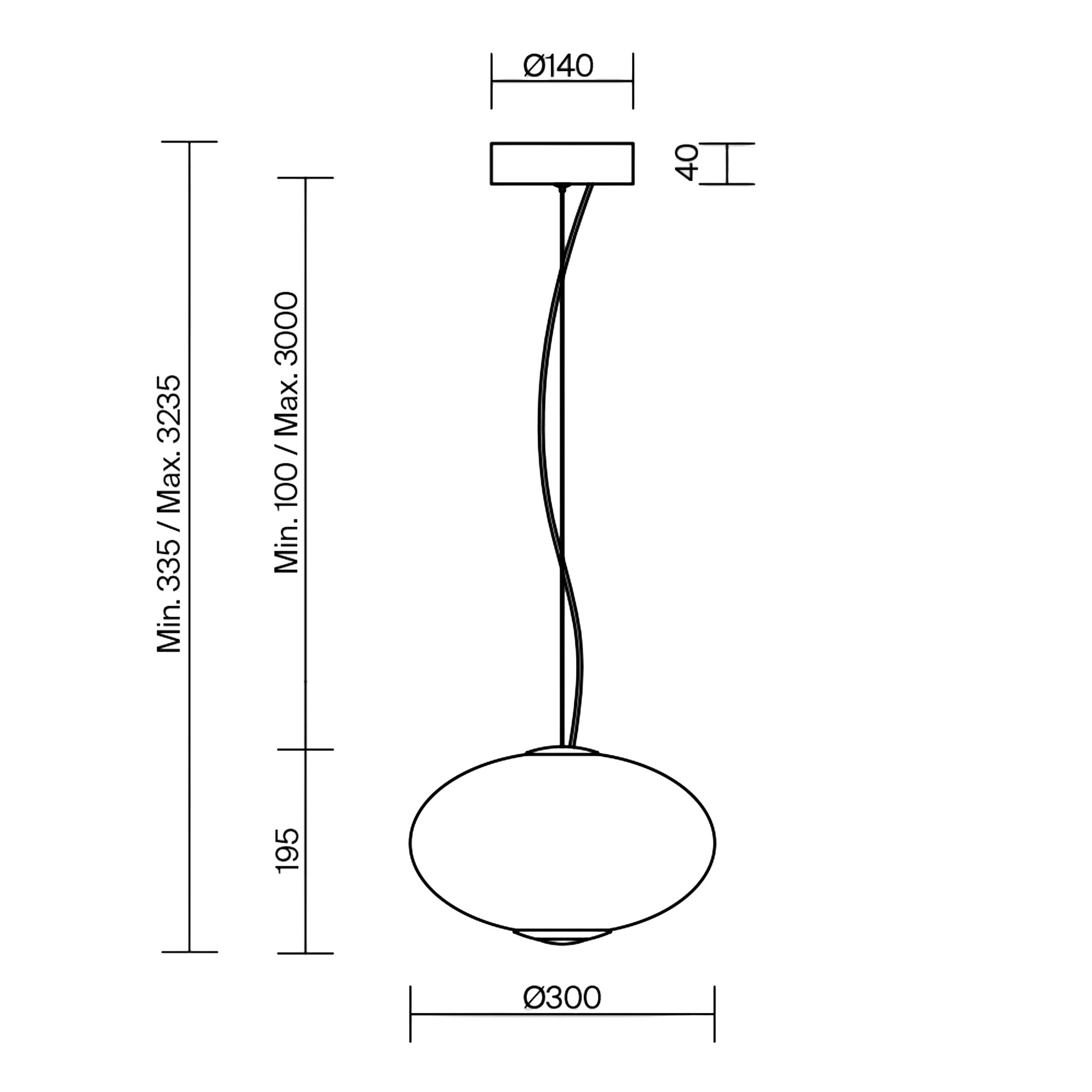 Lampa wisząca LED Maytoni Bruma