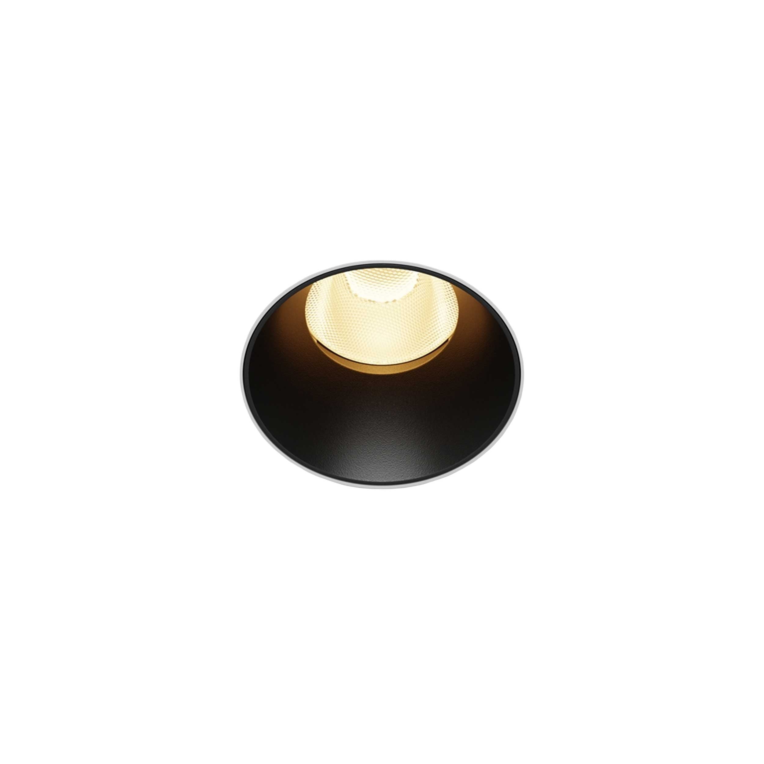 Maytoni downlight Dip LED 50° – wpuszczana oprawa okrągła w kolorze czarnym