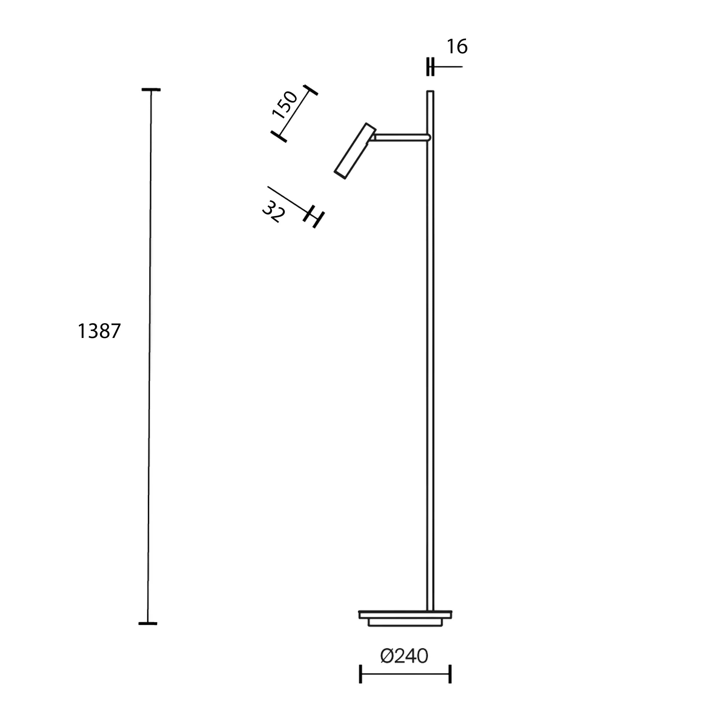 Lampa stojąca Maytoni Estudo LED