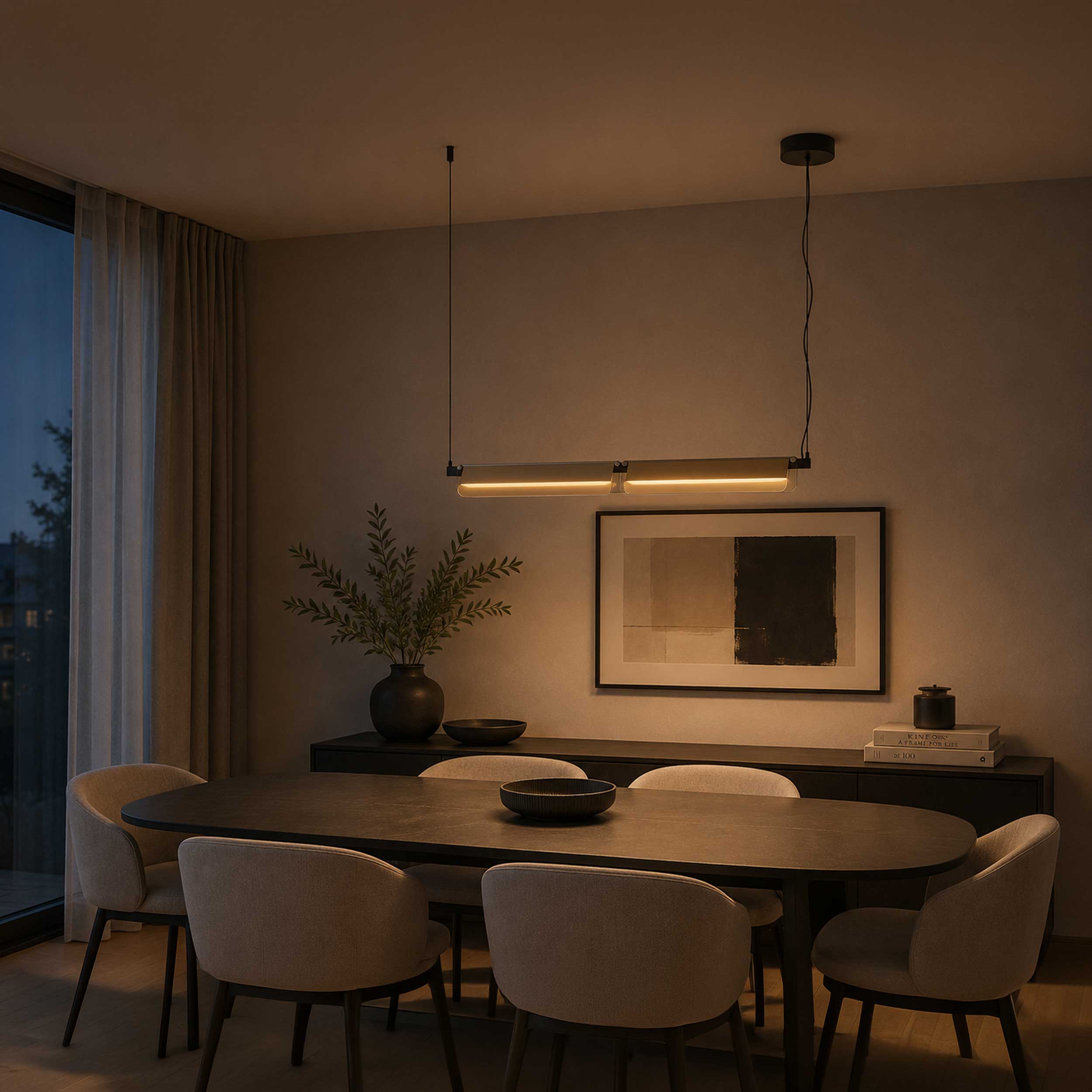 Lampa wisząca Maytoni Flat LED