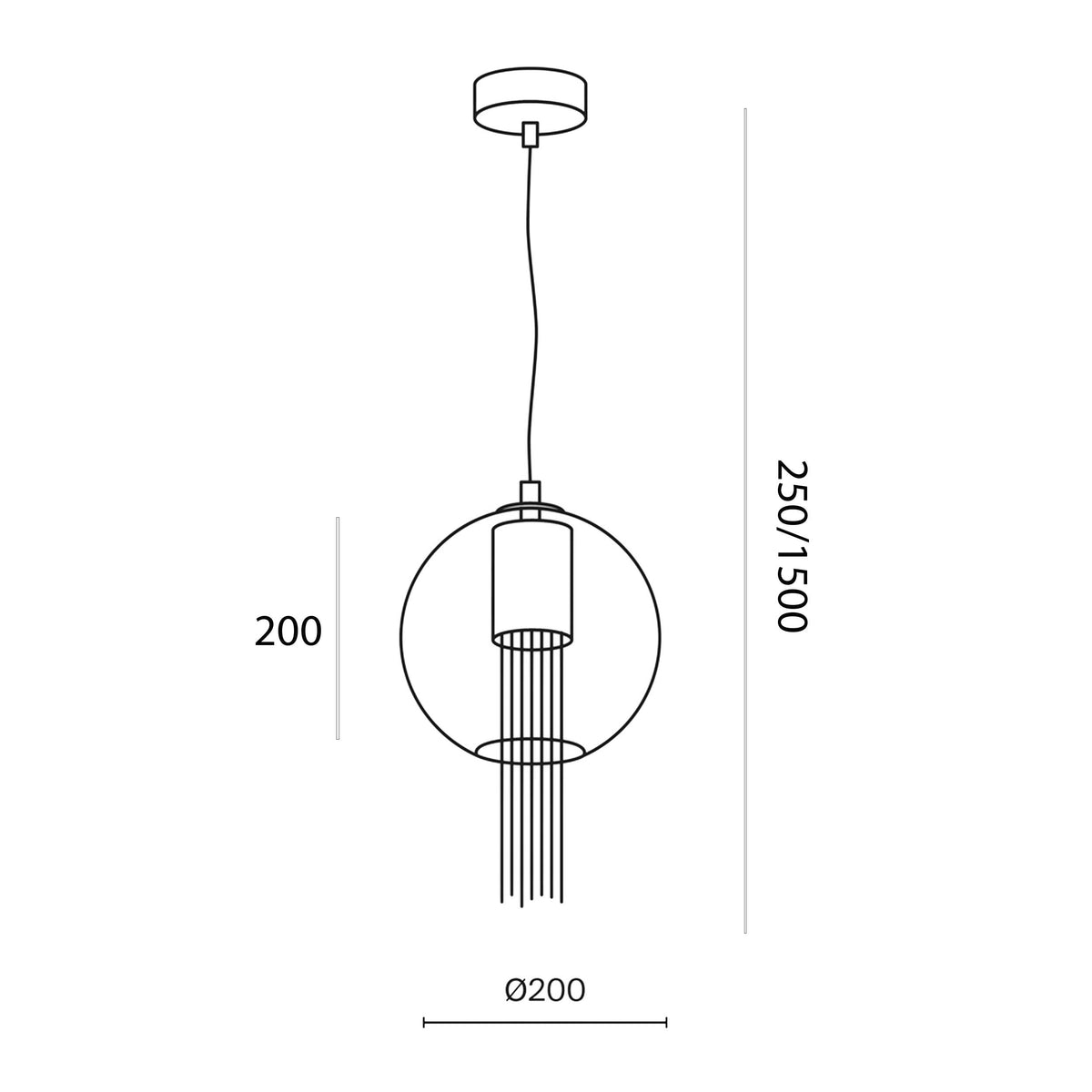 Maytoni Flusso GU10 – lampa wisząca