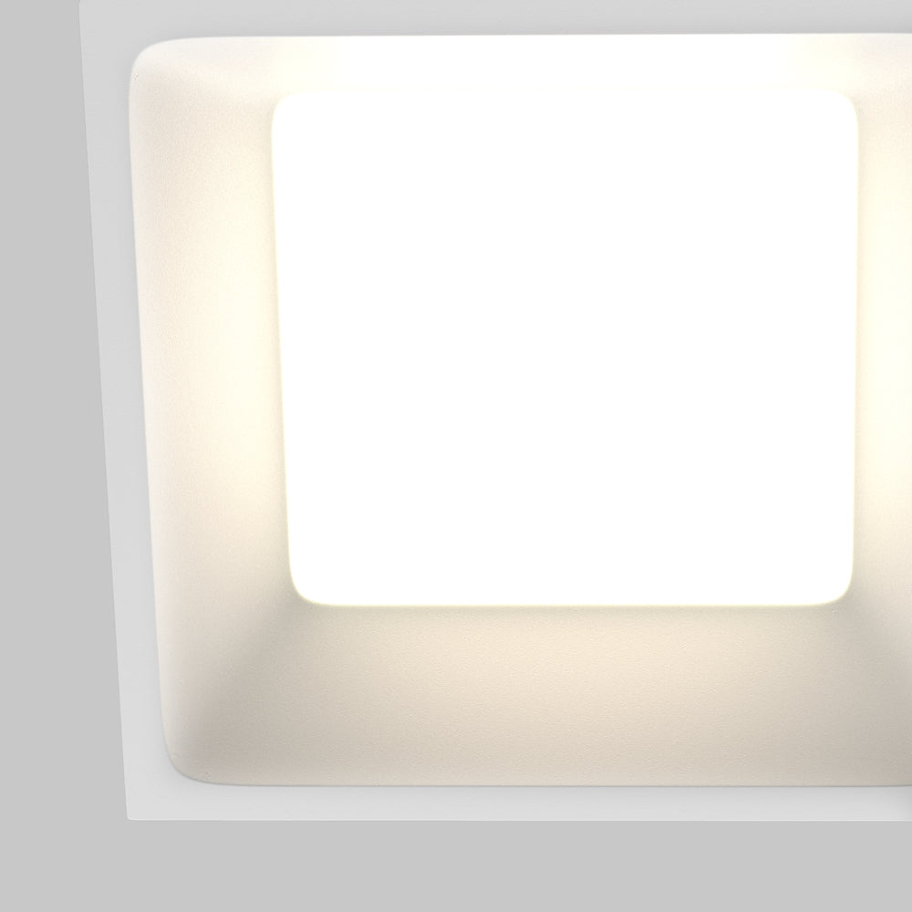 Maytoni downlight Okno LED 100° – wpuszczana oprawa kwadratowa