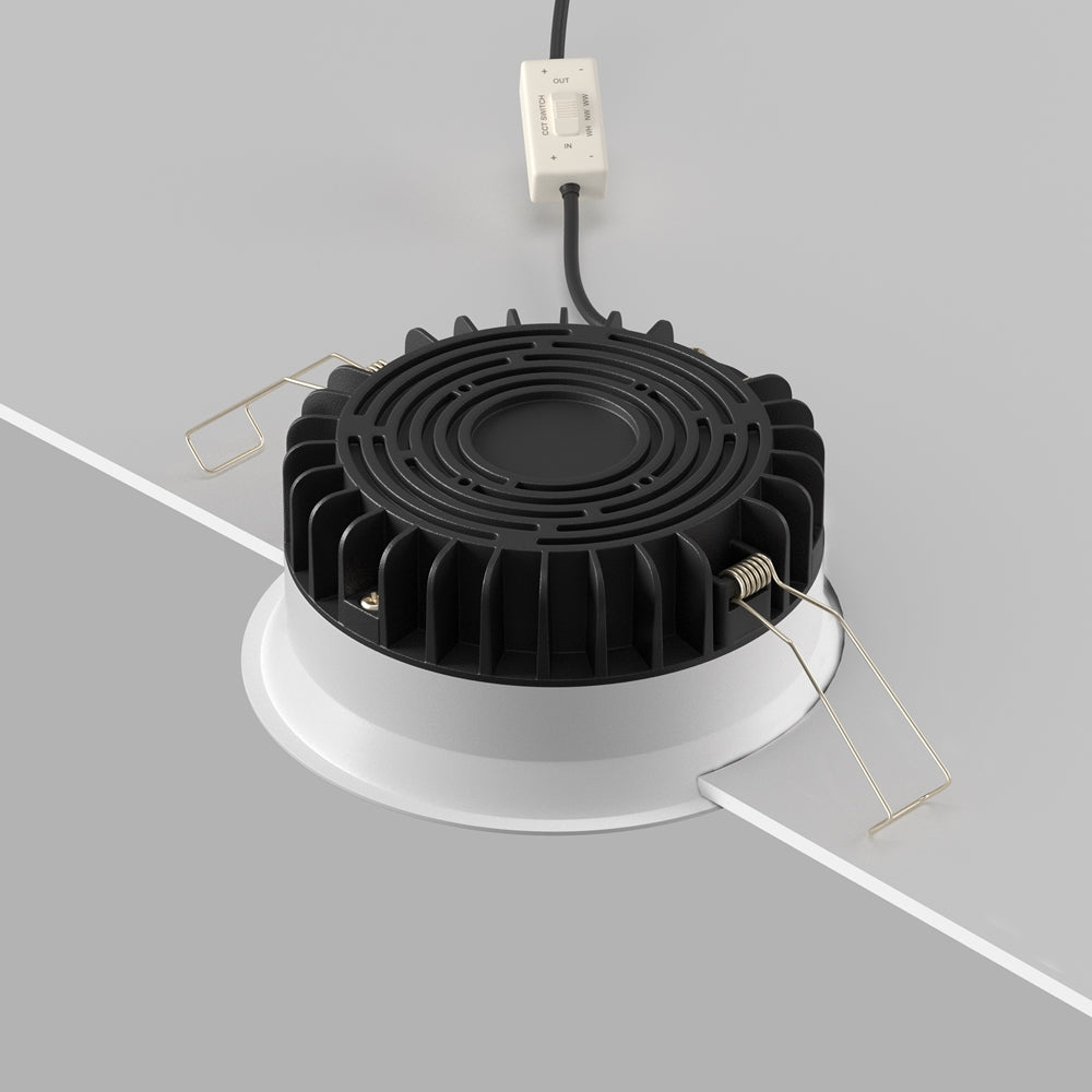 Maytoni downlight Okno LED 100° – wpuszczana oprawa okrągła