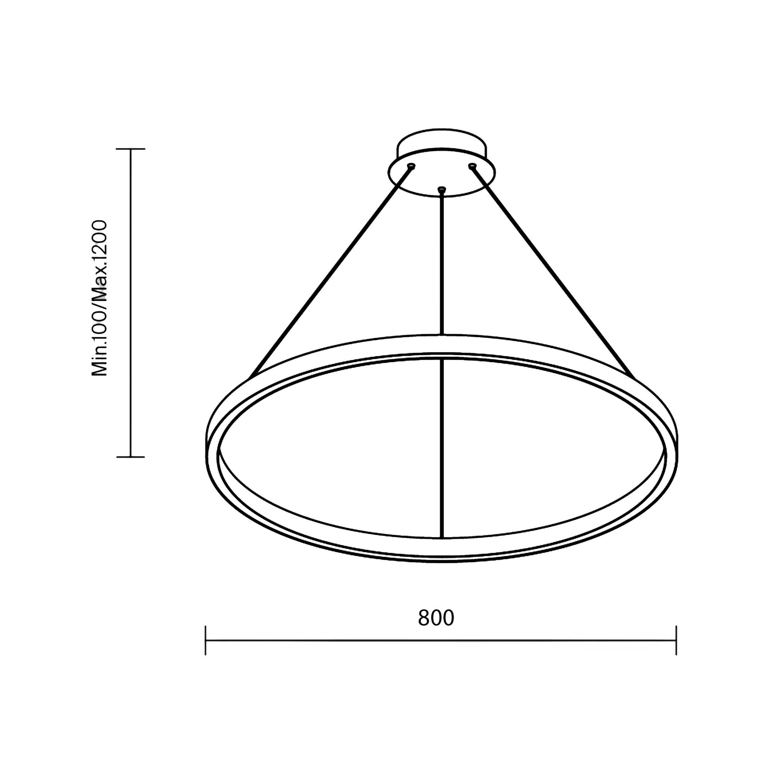 Lampa wisząca Maytoni Rim LED