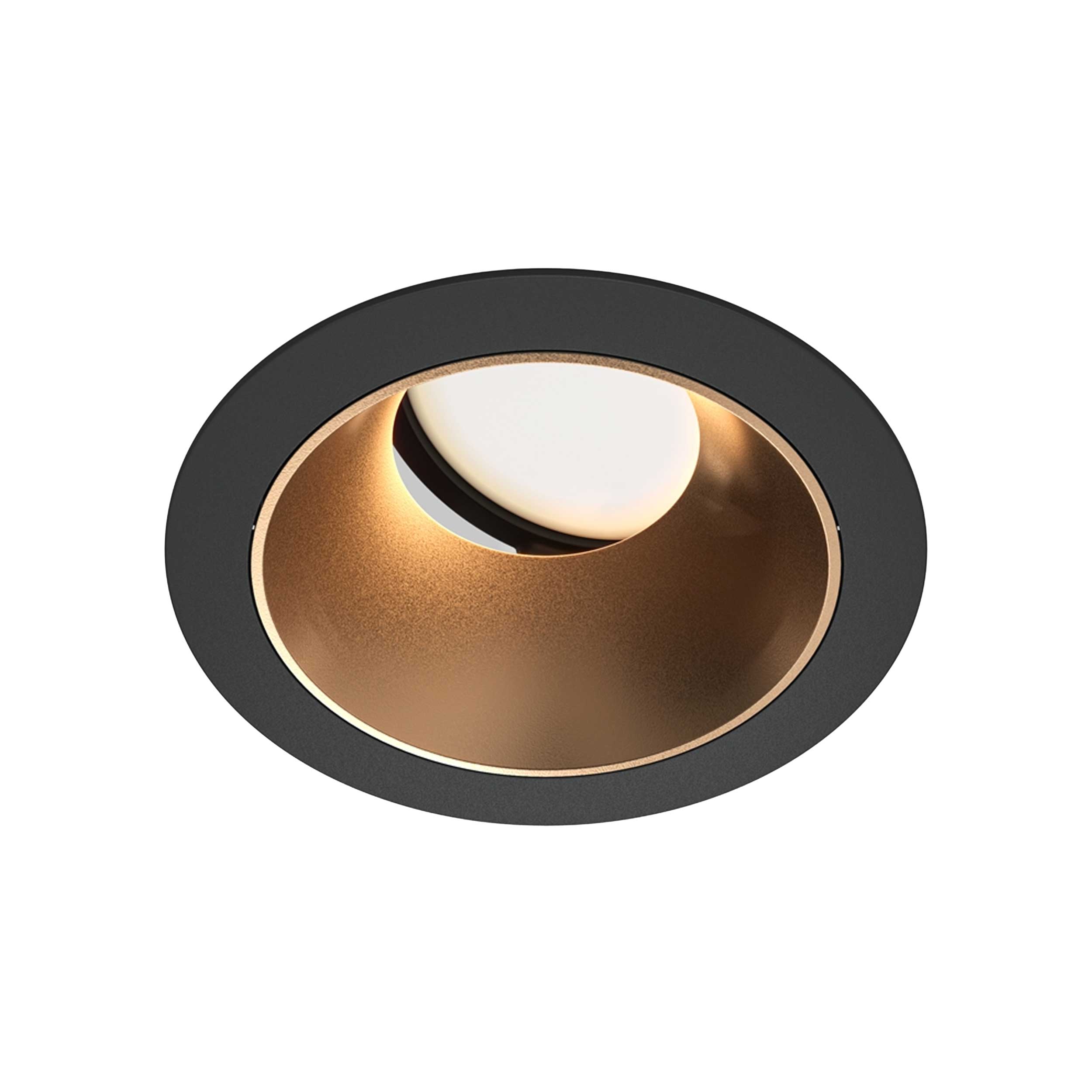 Maytoni downlight Share GU10 – wpuszczana oprawa oświetleniowa o okrągłym kształcie