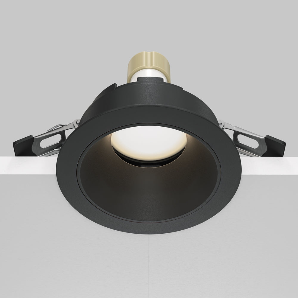 Maytoni downlight Share GU10 – wpuszczana oprawa oświetleniowa o okrągłym kształcie
