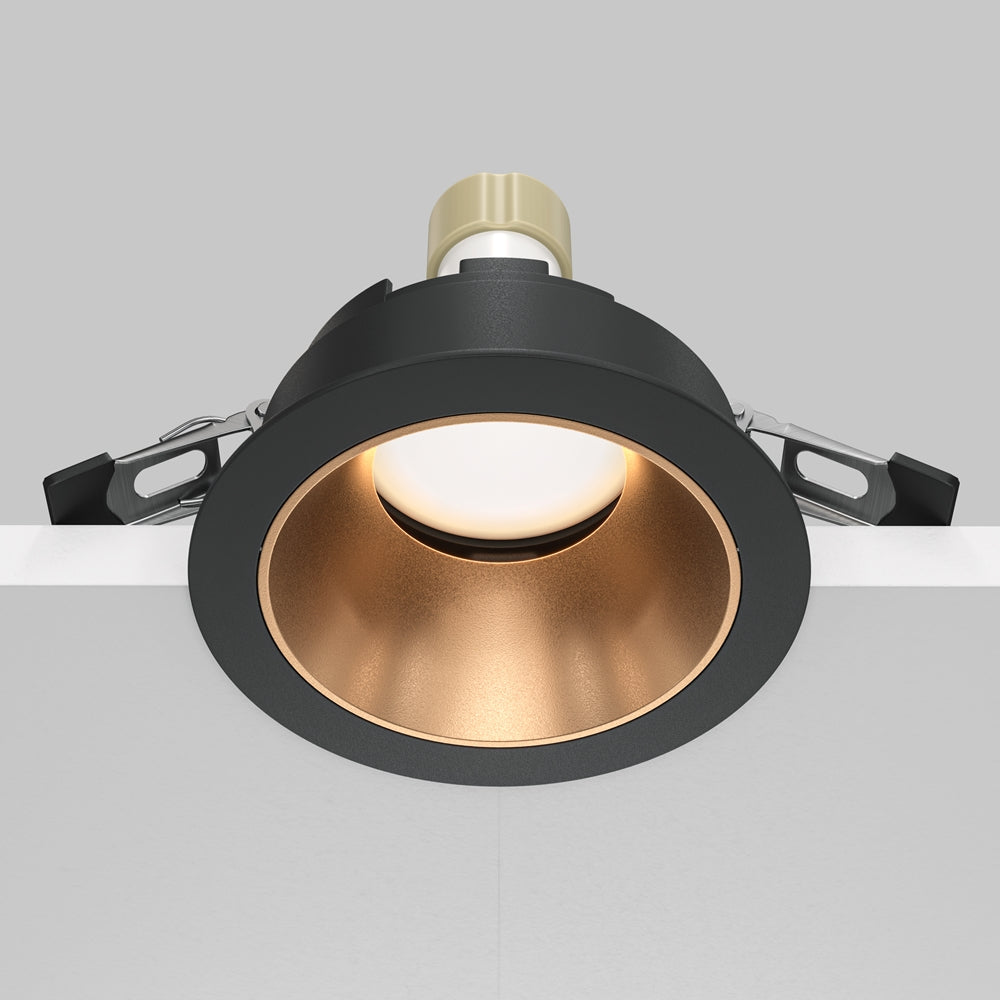 Maytoni downlight Share GU10 – wpuszczana oprawa oświetleniowa o okrągłym kształcie