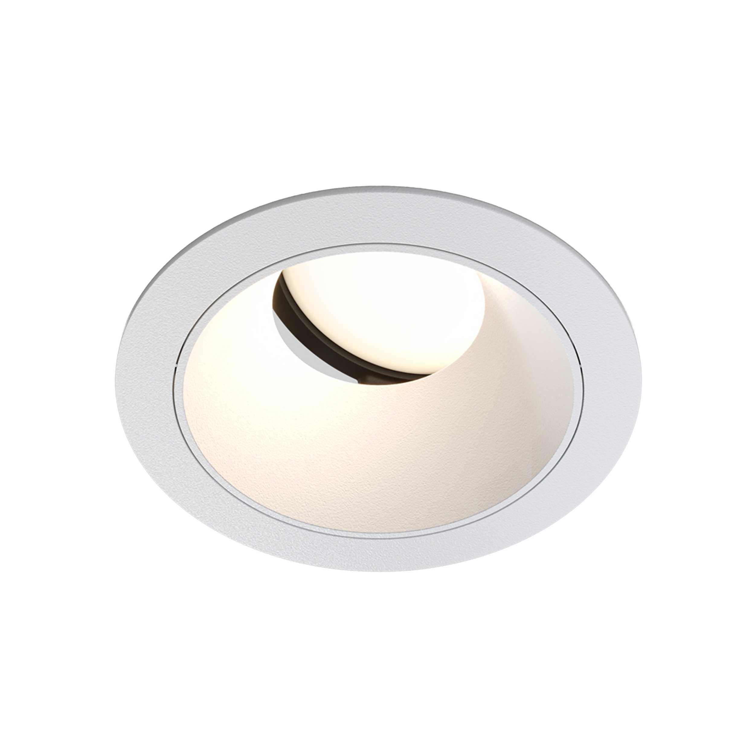 Maytoni downlight Share GU10 – wpuszczana oprawa oświetleniowa o okrągłym kształcie