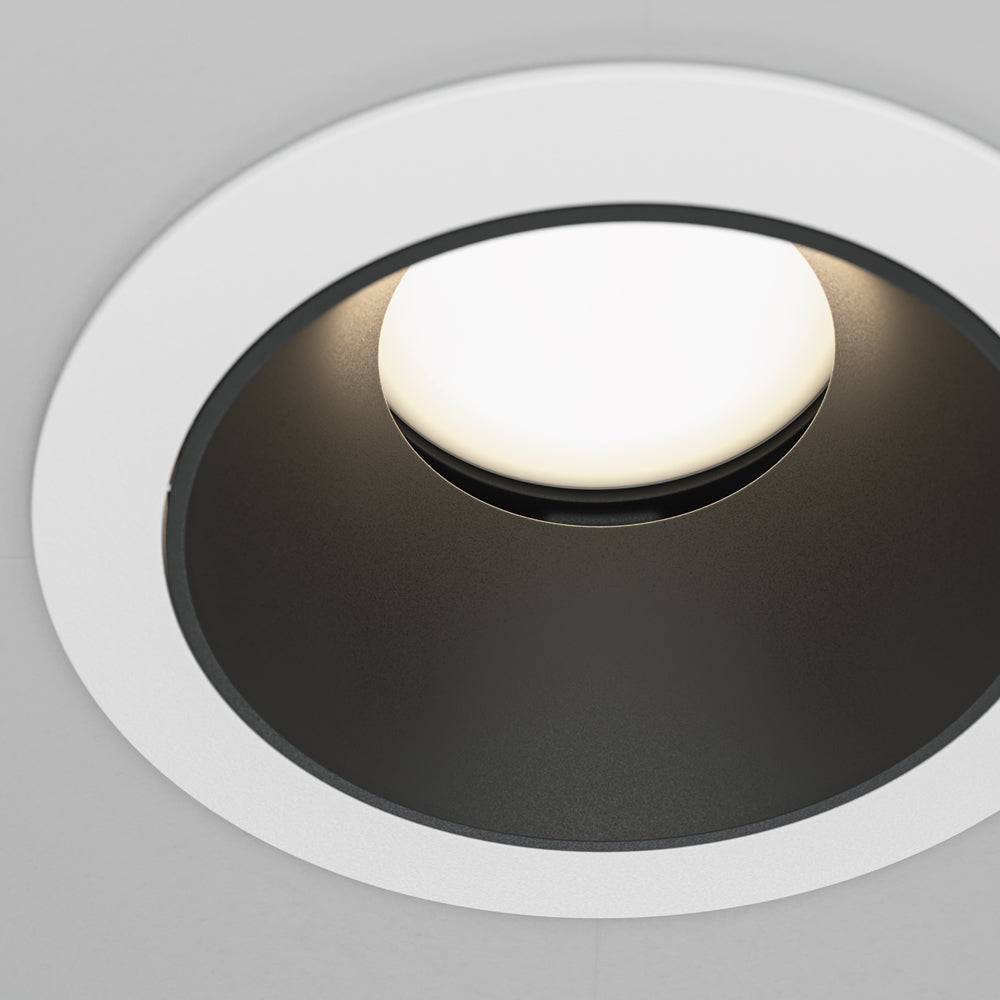 Maytoni downlight Share GU10 – wpuszczana oprawa oświetleniowa o okrągłym kształcie