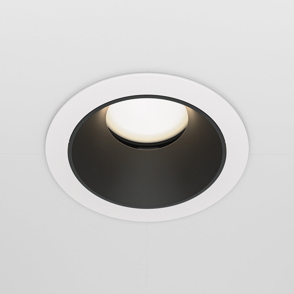Maytoni downlight Share GU10 – wpuszczana oprawa oświetleniowa o okrągłym kształcie