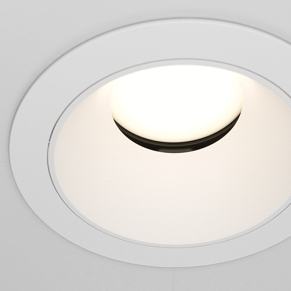 Maytoni downlight Share GU10 – wpuszczana oprawa oświetleniowa o okrągłym kształcie