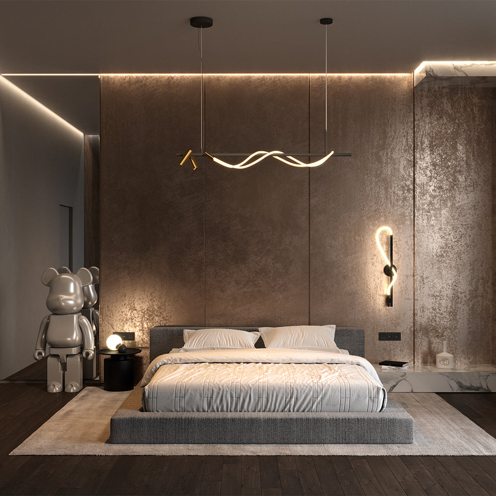 Lampa wisząca Maytoni Tau LED z dodatkowymi oprawami
