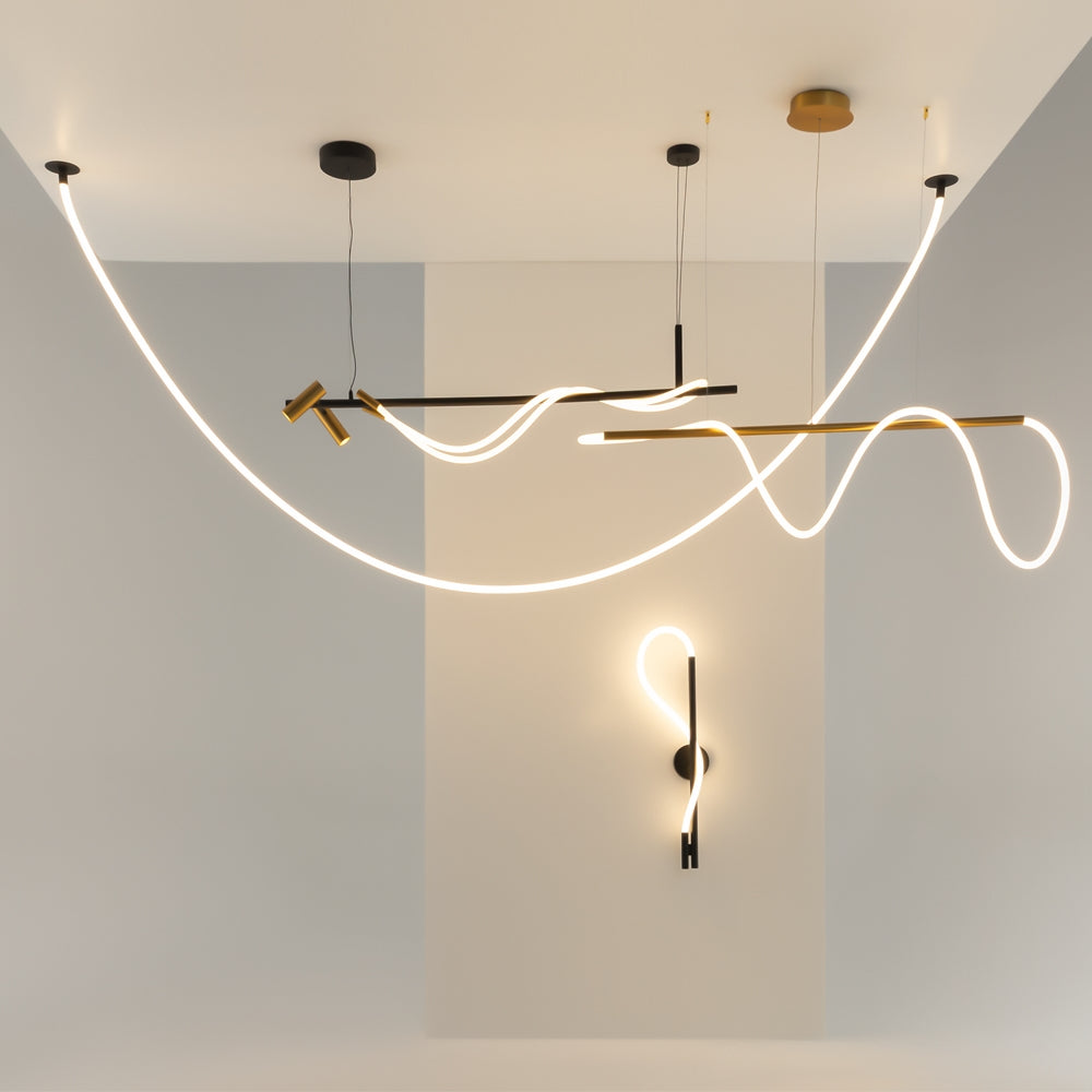 Lampa wisząca Maytoni Tau LED z dodatkowymi oprawami
