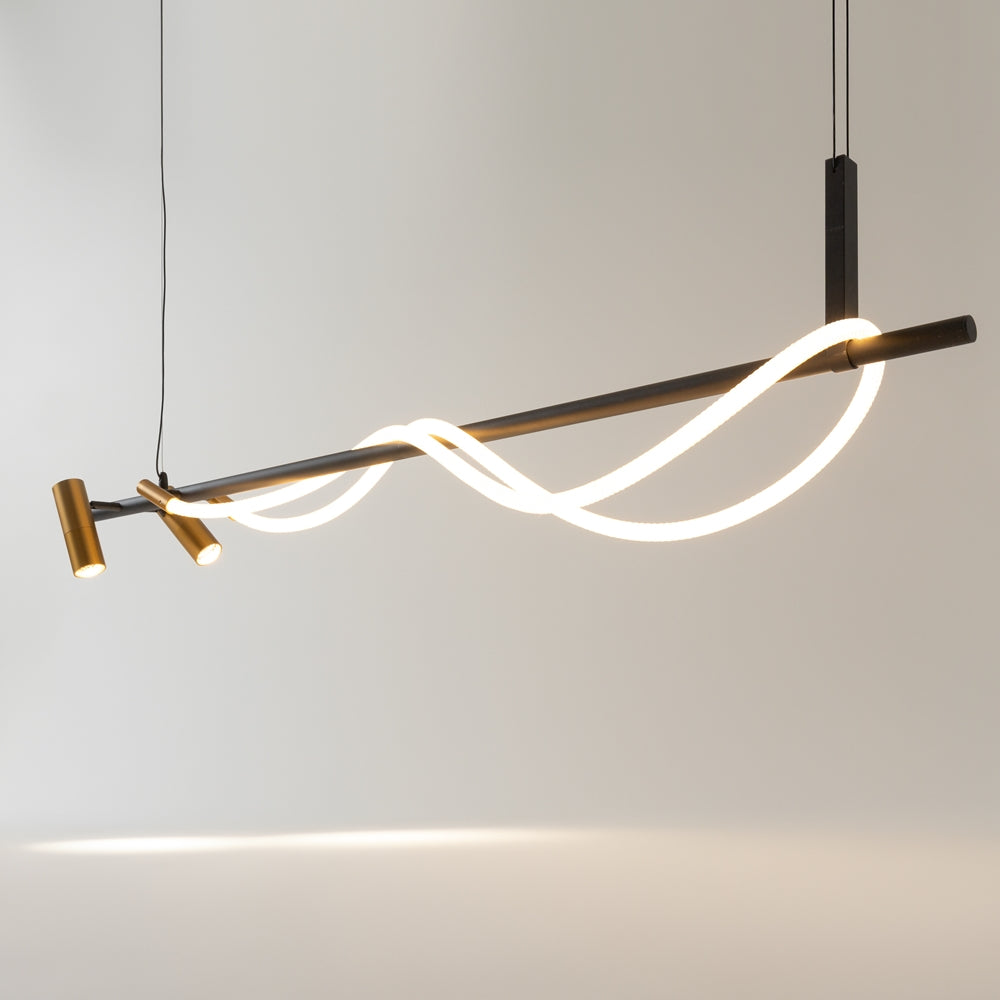Lampa wisząca Maytoni Tau LED z dodatkowymi oprawami