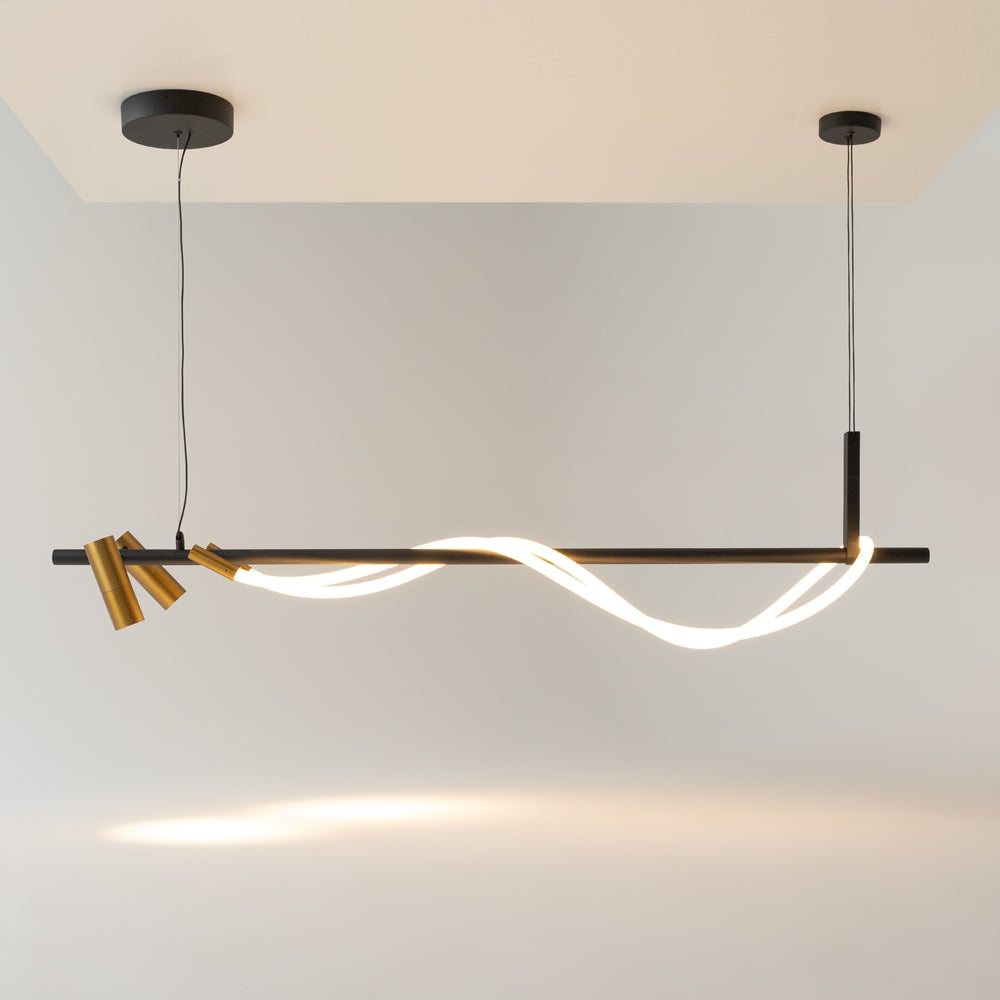 Lampa wisząca Maytoni Tau LED z dodatkowymi oprawami