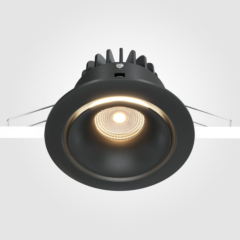 Maytoni downlight Yin LED 12 W 60° – wpuszczana oprawa okrągła