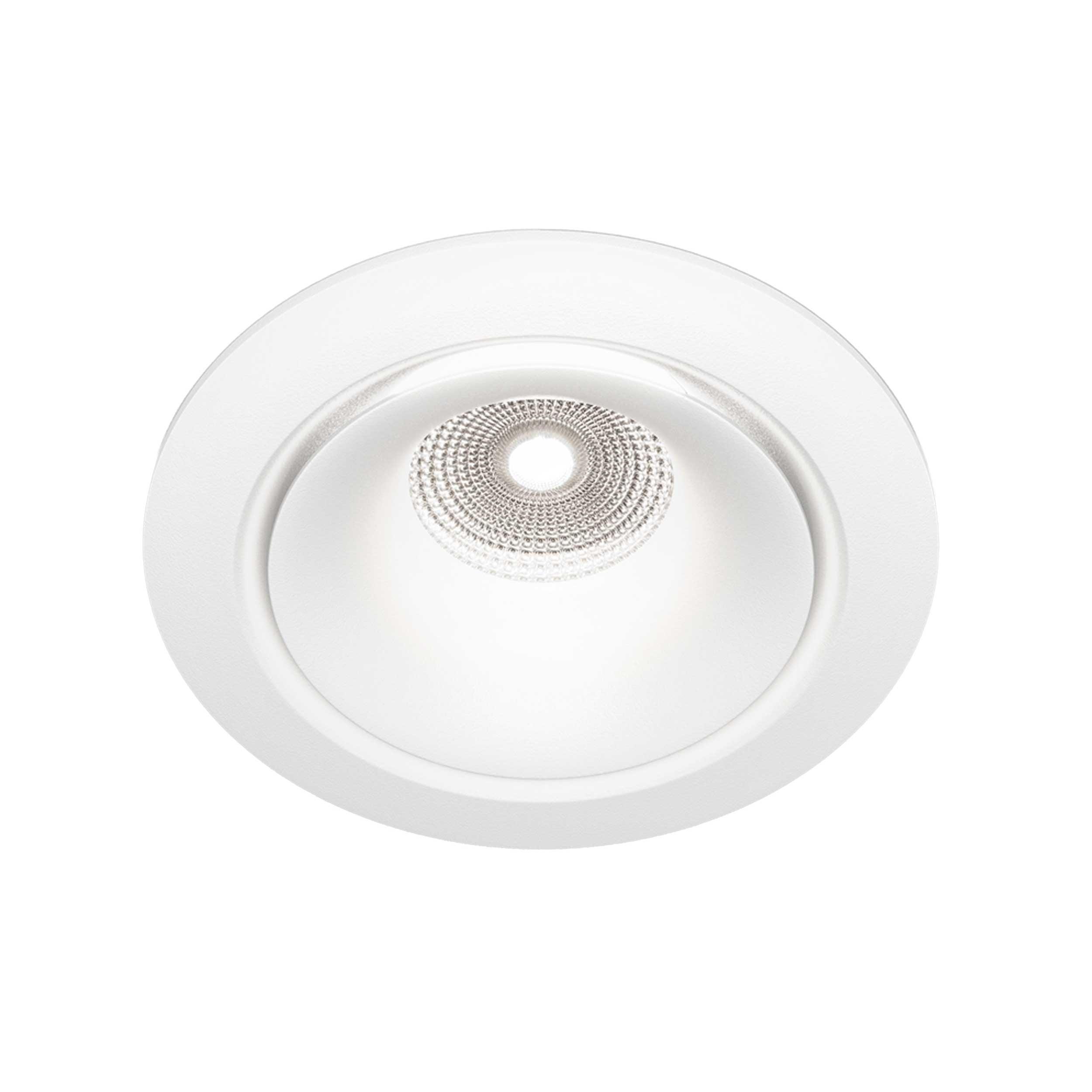 Maytoni downlight Yin LED 12 W 60° – wpuszczana oprawa okrągła