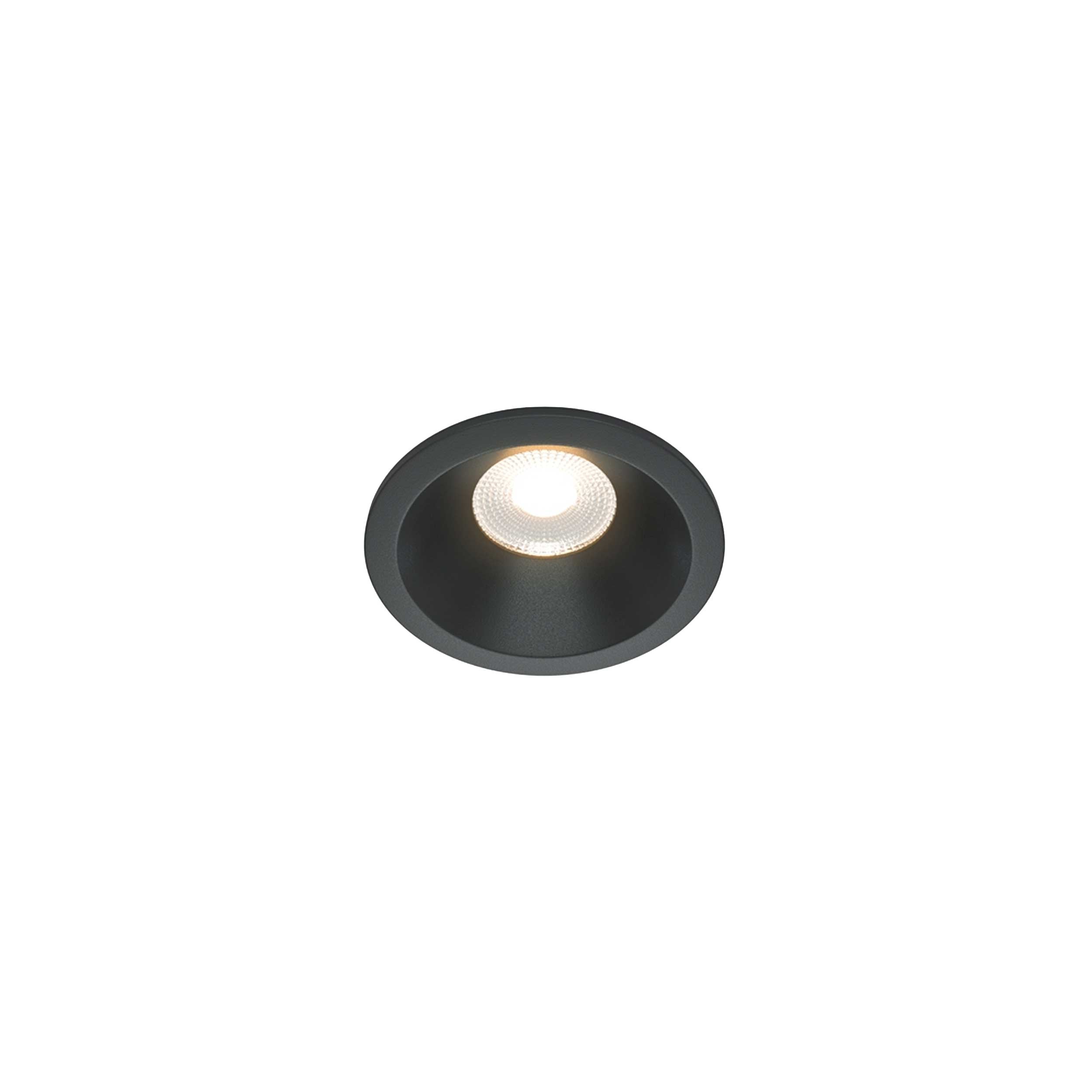 Maytoni downlight Zoom LED 60° – wpuszczana oprawa okrągła w kolorze czarnym