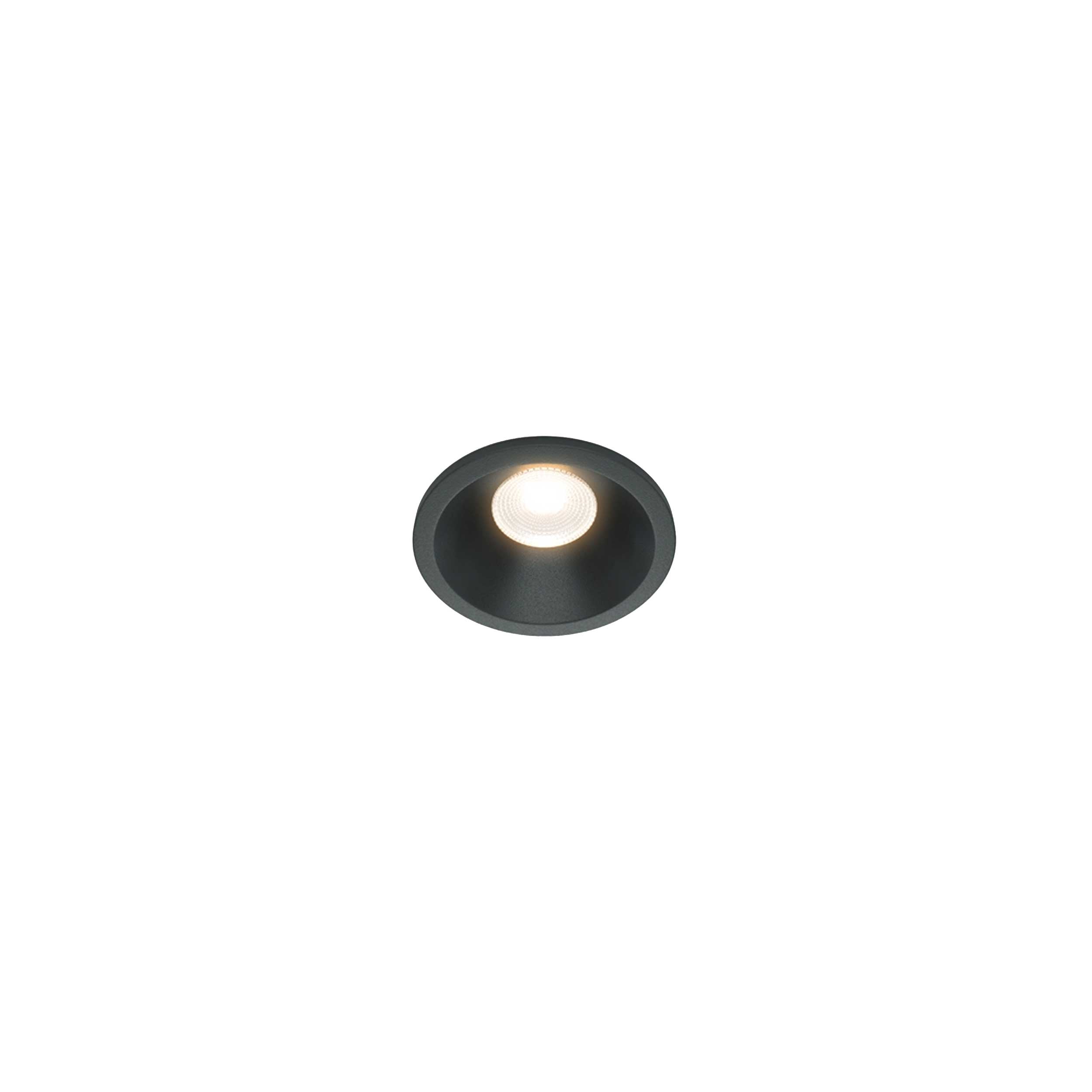 Maytoni downlight Zoom LED 60° – wpuszczana oprawa okrągła w kolorze czarnym