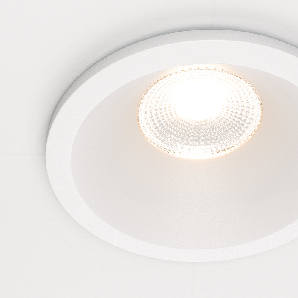 Maytoni downlight Zoom LED 60° – wpuszczana oprawa okrągła w kolorze białym