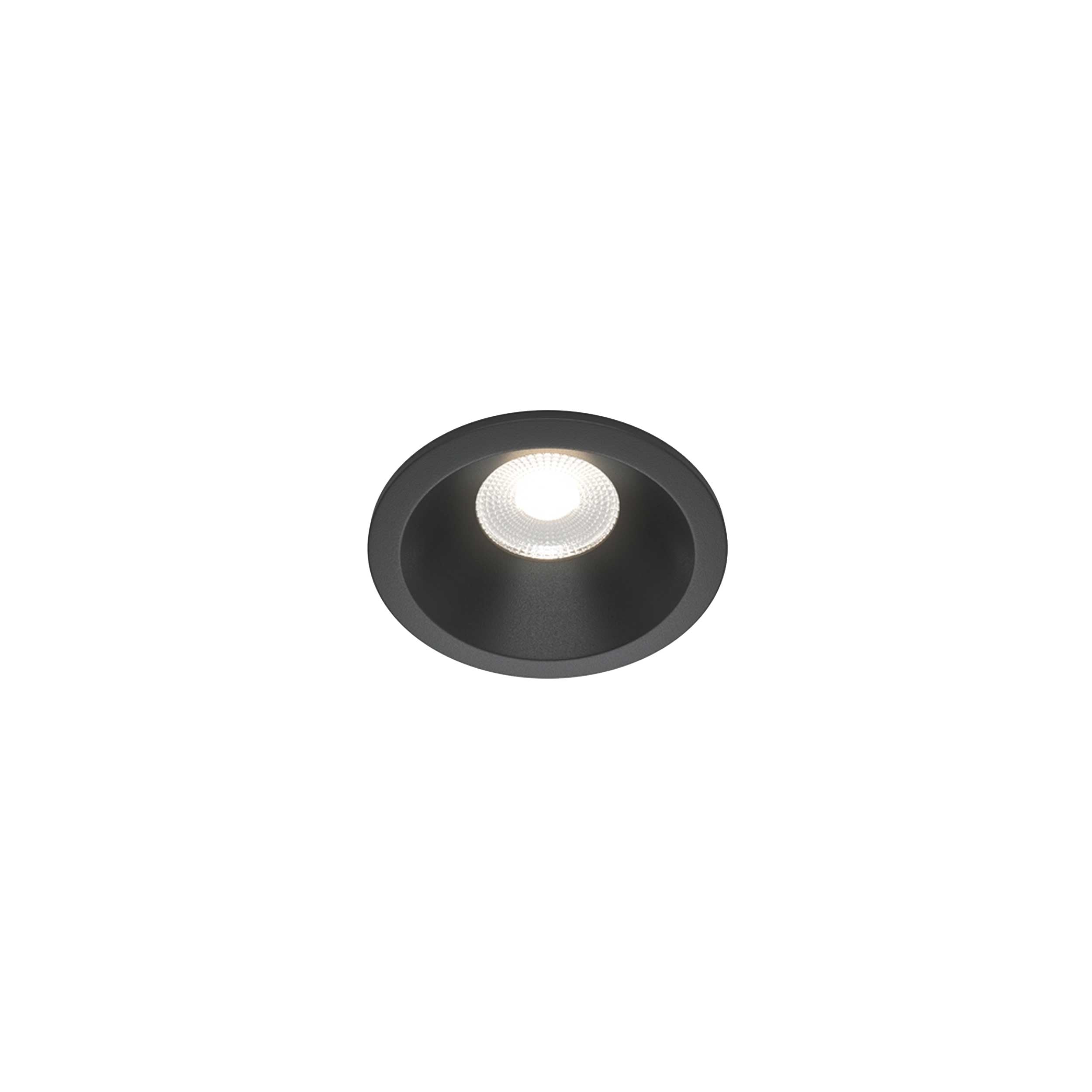 Maytoni downlight Zoom LED 60° – wpuszczana oprawa okrągła w kolorze czarnym