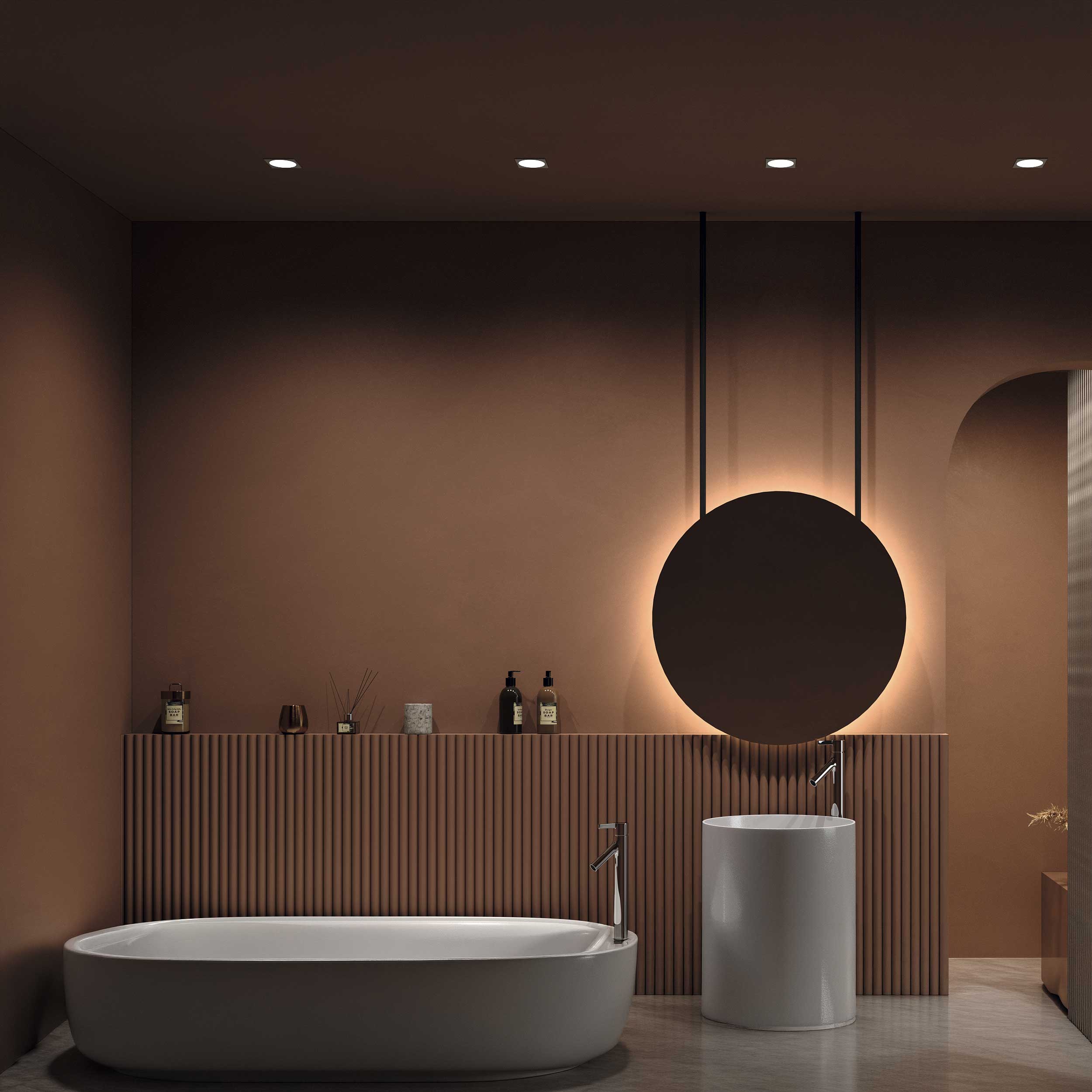 Maytoni downlight Zoom LED 60° – wpuszczana oprawa okrągła w kolorze czarnym