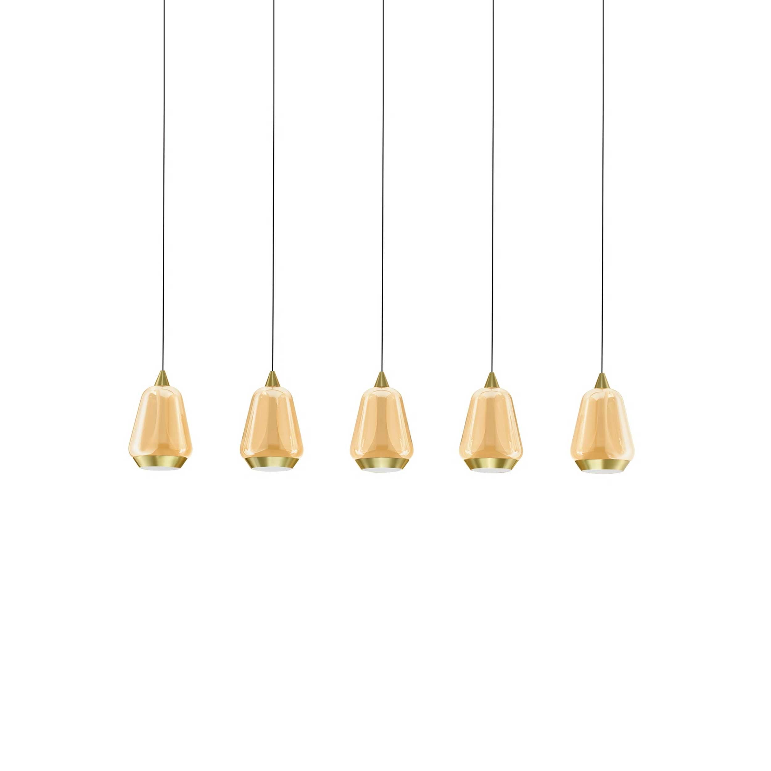 Nova Luce Lampa wisząca LED Alish o podłużnym kształcie