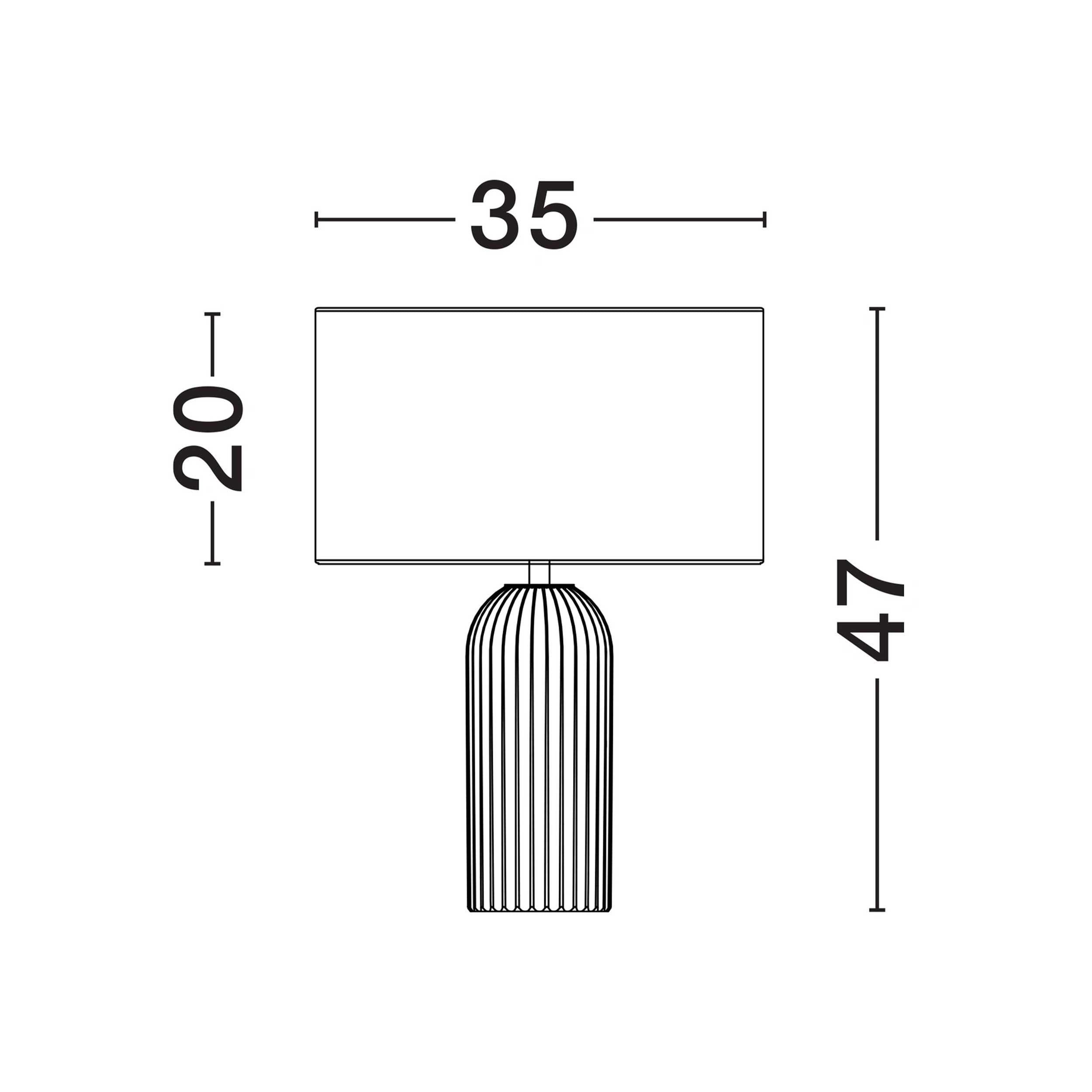 Nova Luce Lampa stołowa Ammos E27