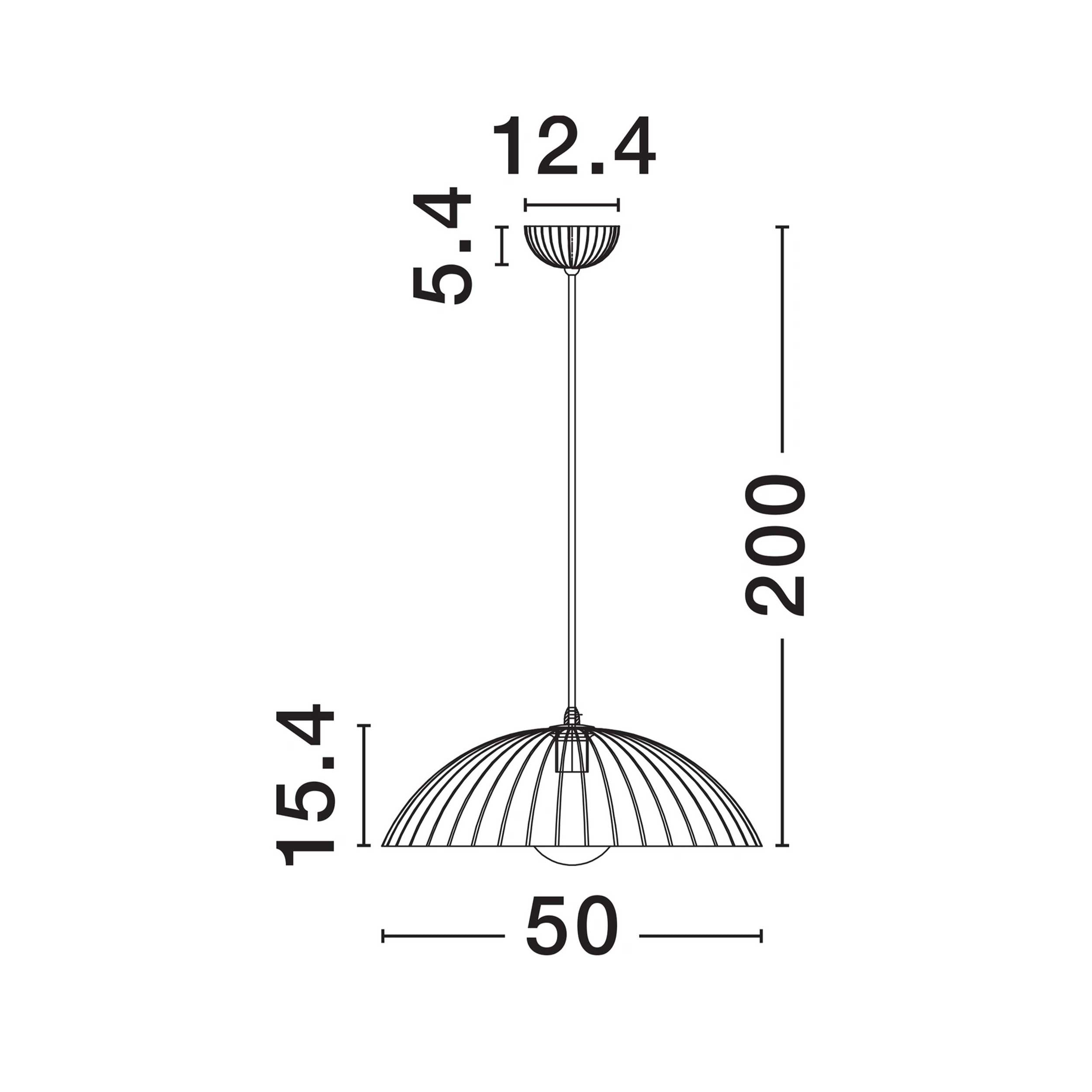 Nova Luce Lampa wisząca Ammos E27