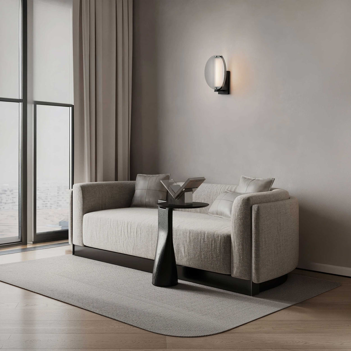 Kinkiet LED Nova Luce Noir
