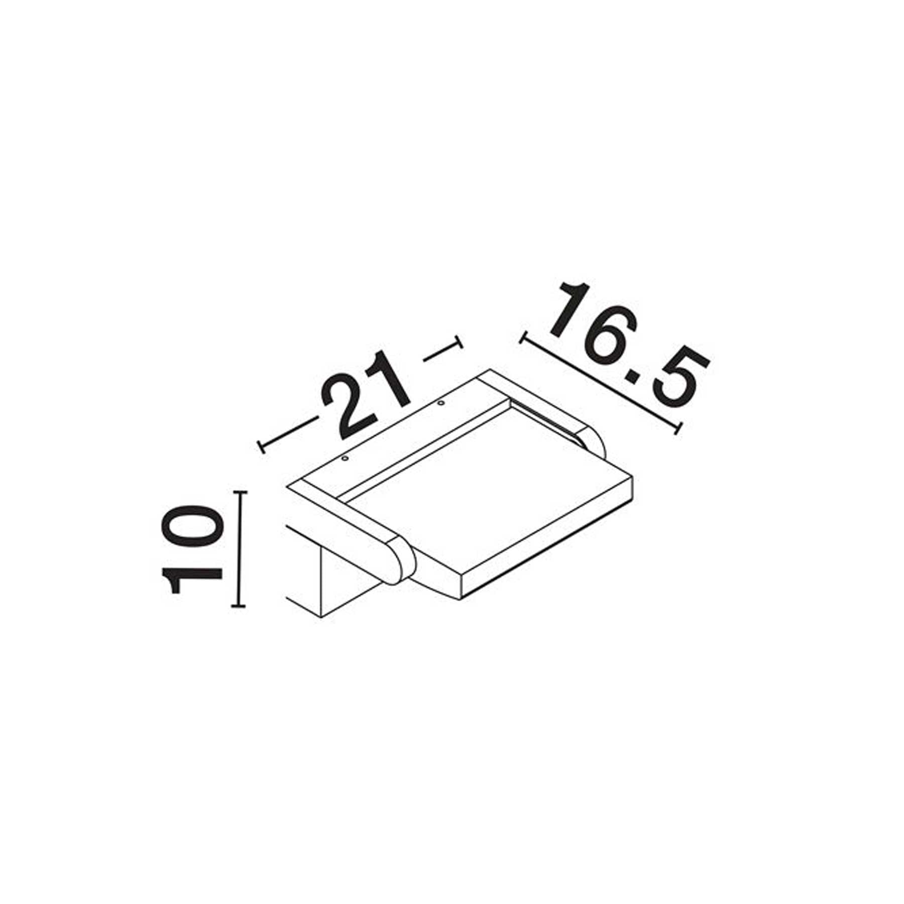 Nova Luce Gerber LED venkovní nástěnné svítidlo IP54 s pohybovým senzorem