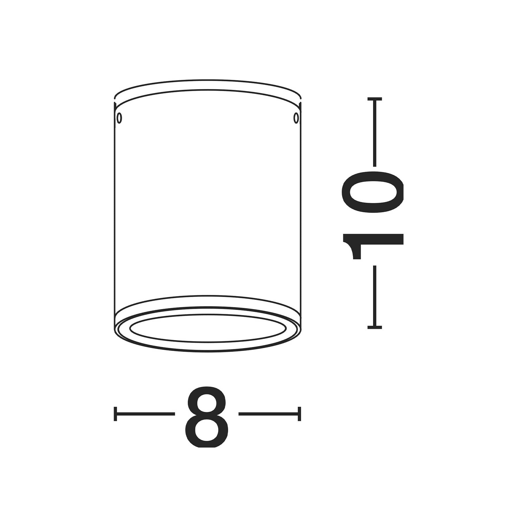 Nova Luce Lumina LED stropní svítidlo IP65