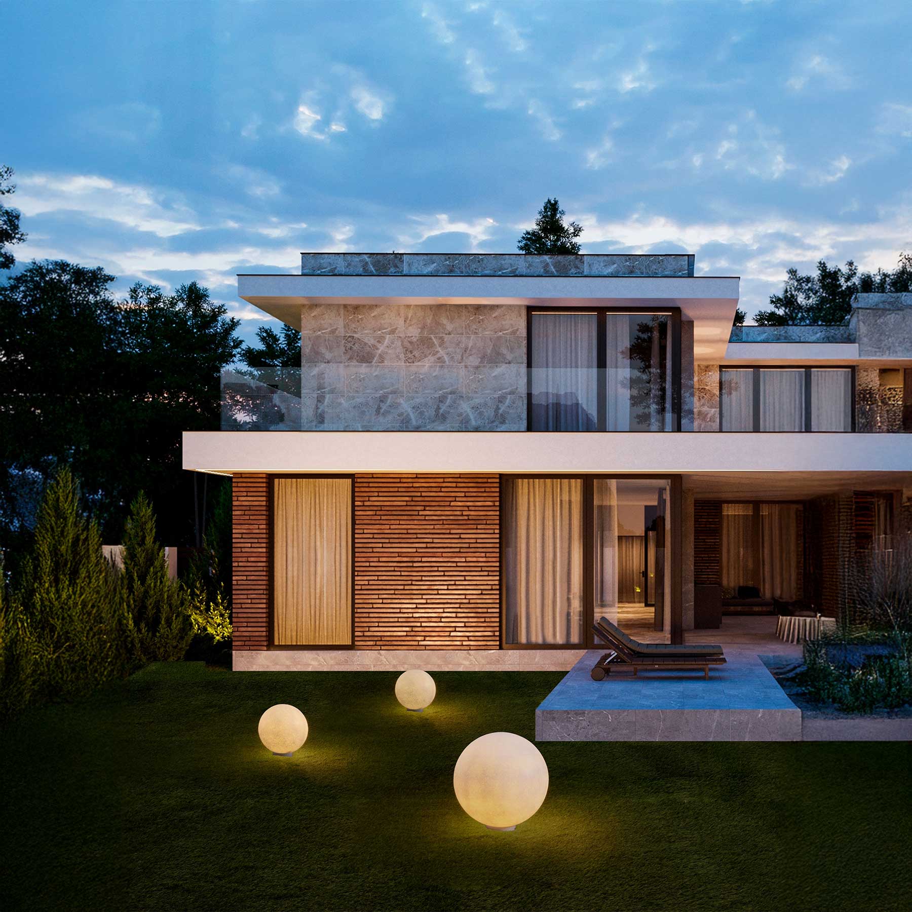 Nova Luce Moon E27 sloupkové svítidlo IP65