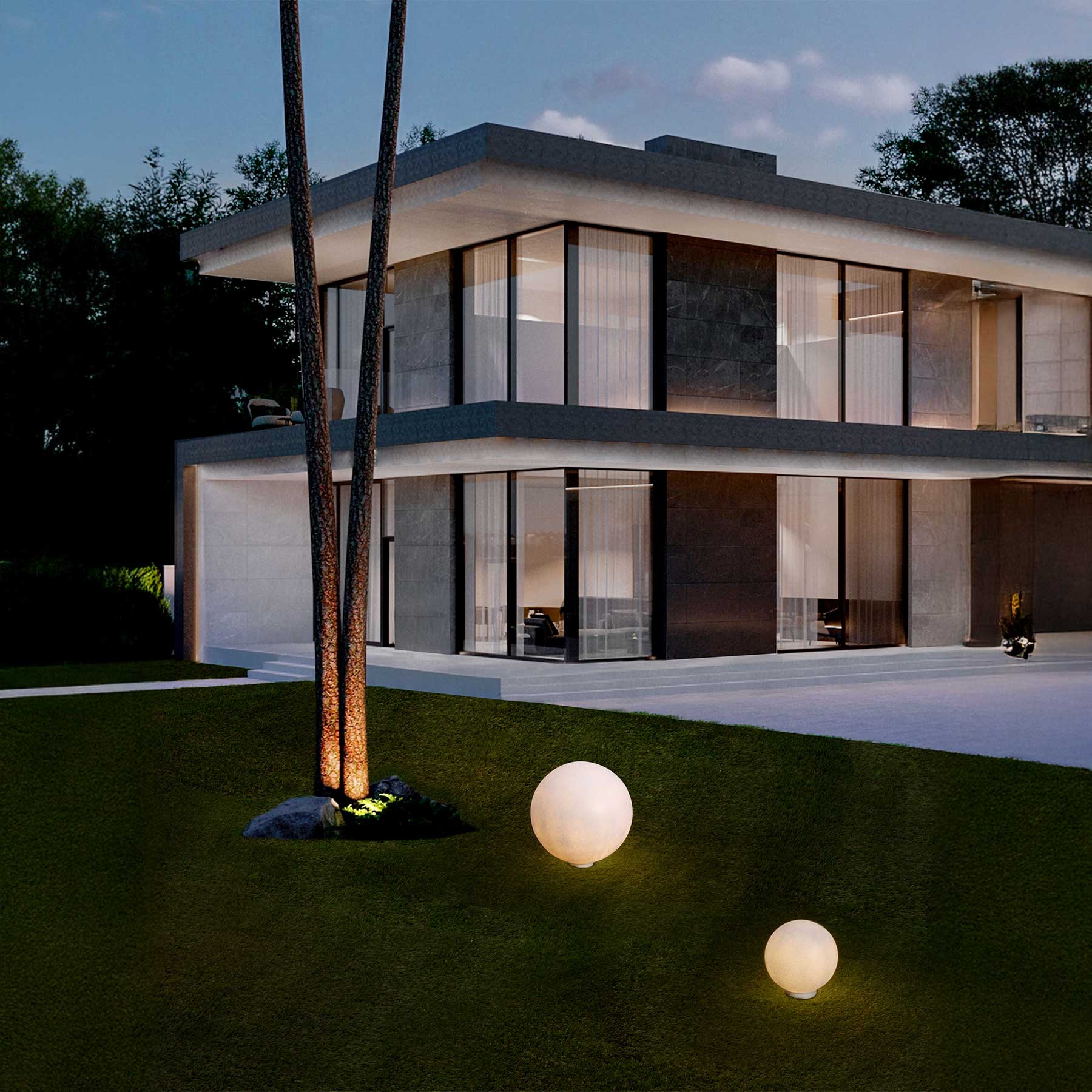 Nova Luce Moon E27 sloupkové svítidlo IP65