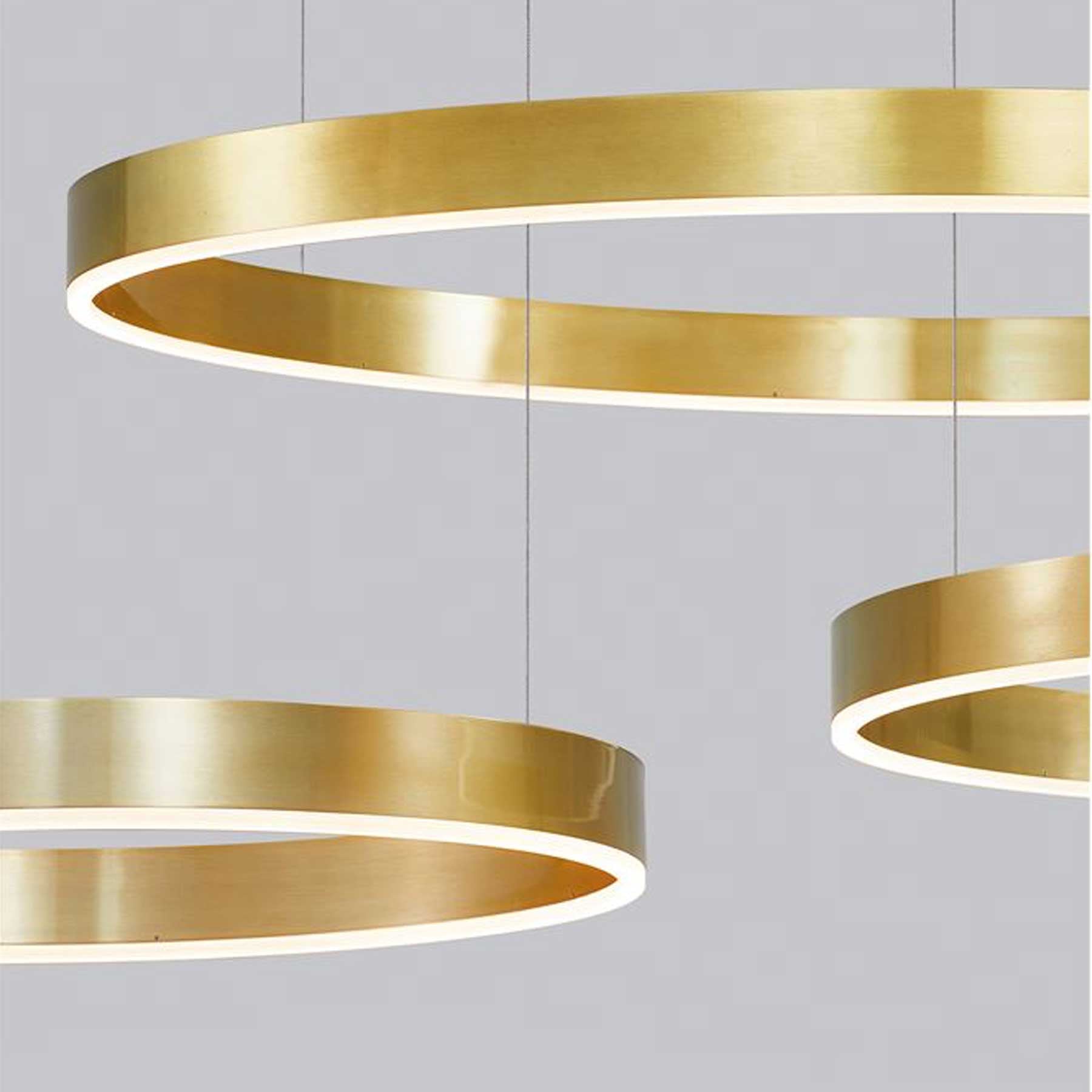 Nova Luce Motif LED kruhové závěsné svítidlo stmívatelné CCT