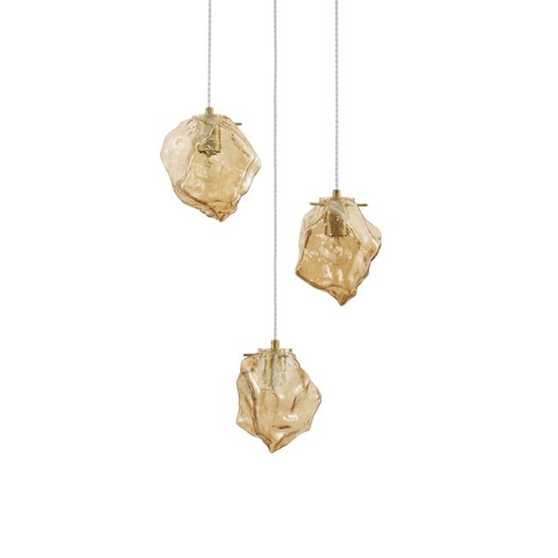 Nova Luce Odelle E14 závěsné skleněné svítidlo