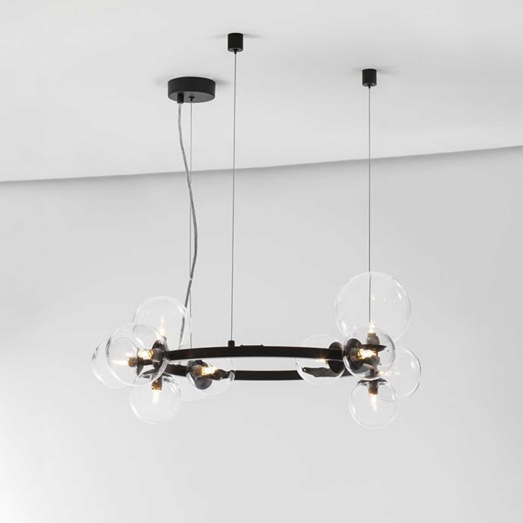 Nova Luce Odillia G9 závěsný kruhový lustr