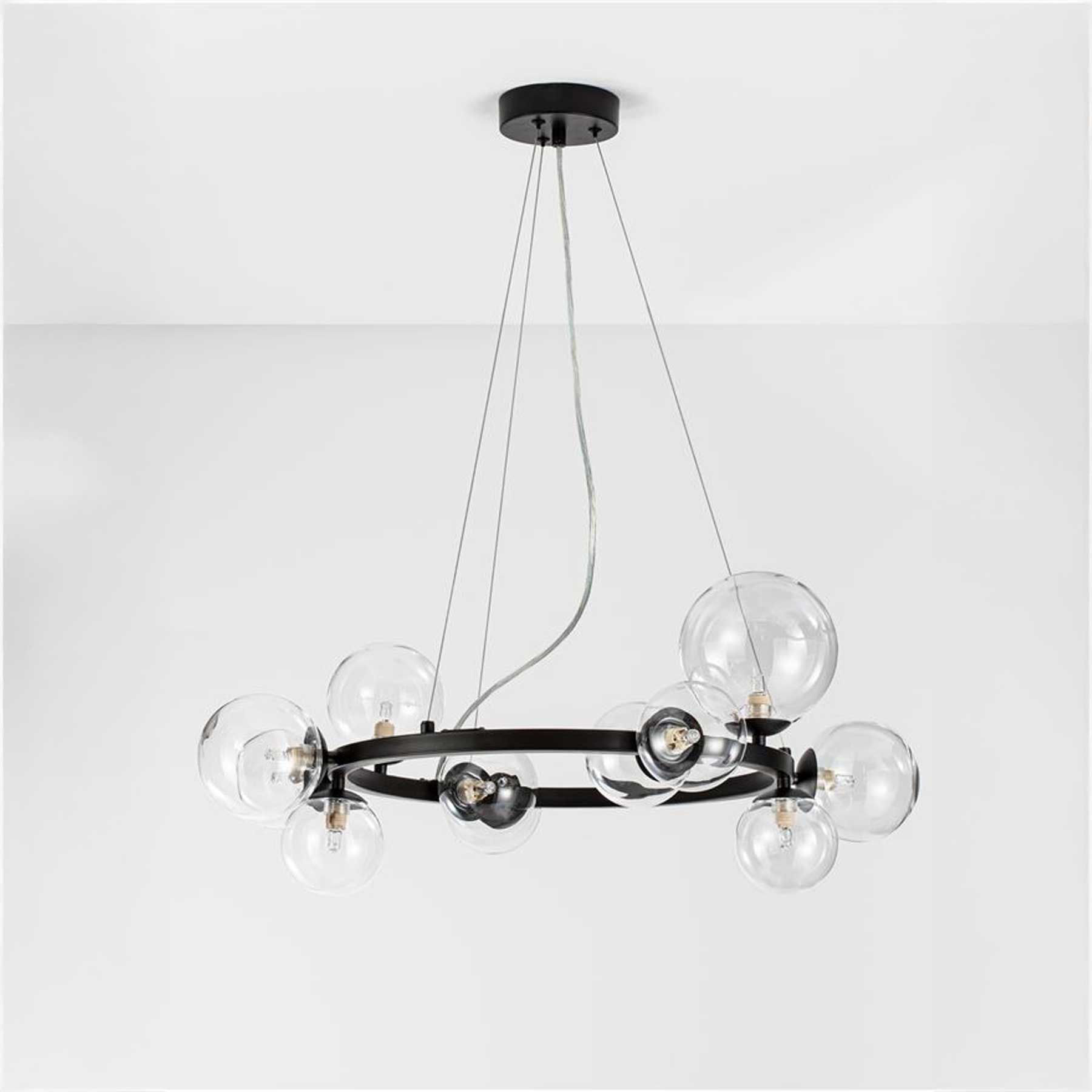 Nova Luce Odillia G9 závěsný kruhový lustr