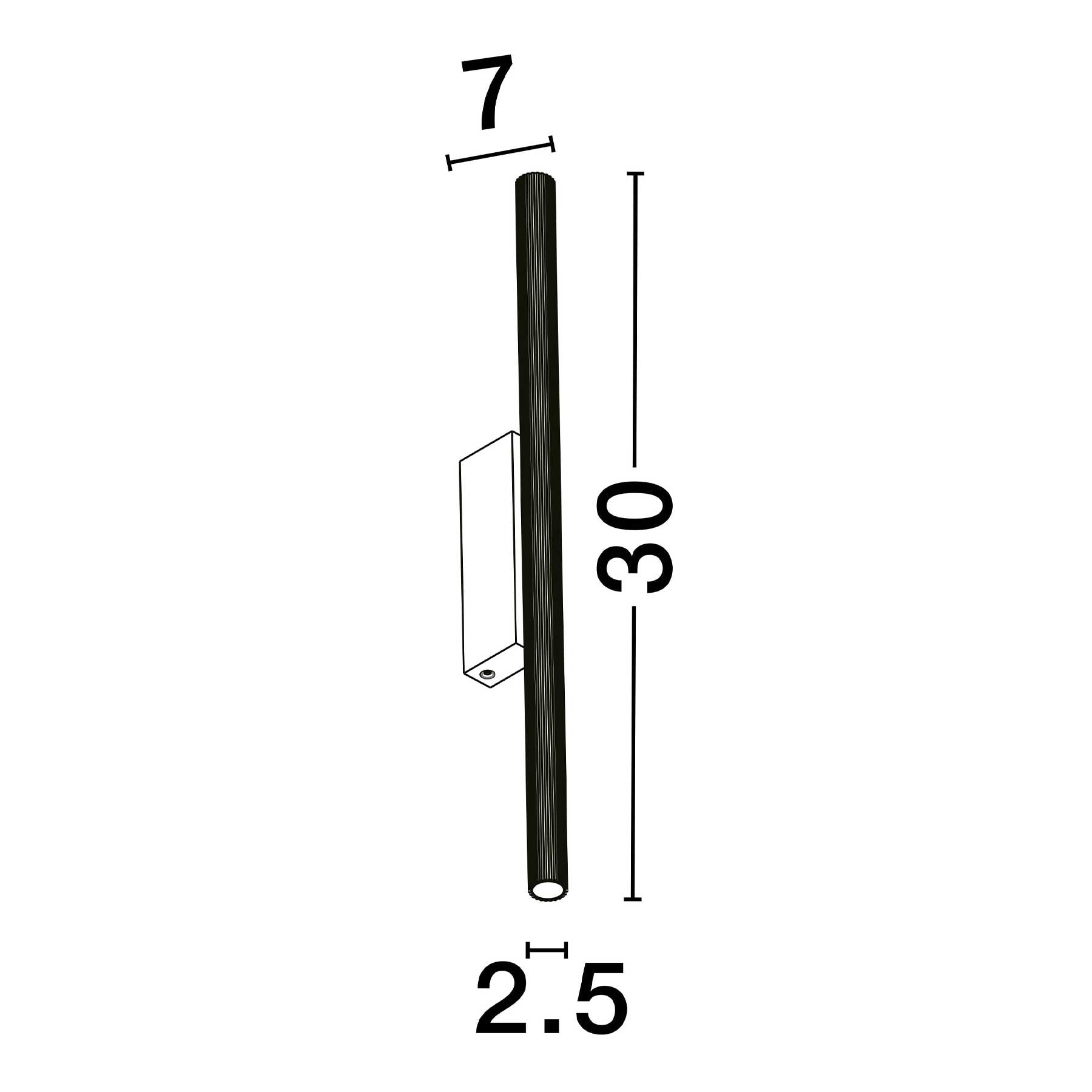 Nova Luce Paron LED nástěnné svítidlo