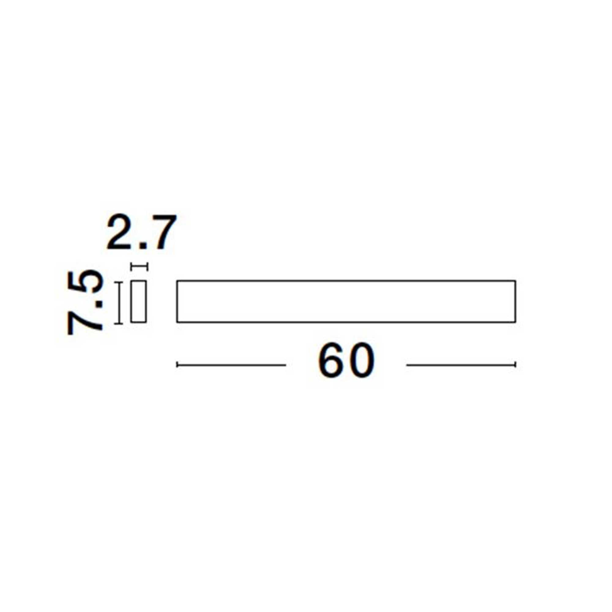 Nova Luce Seline LED nástěnné svítidlo IP44 CRI90