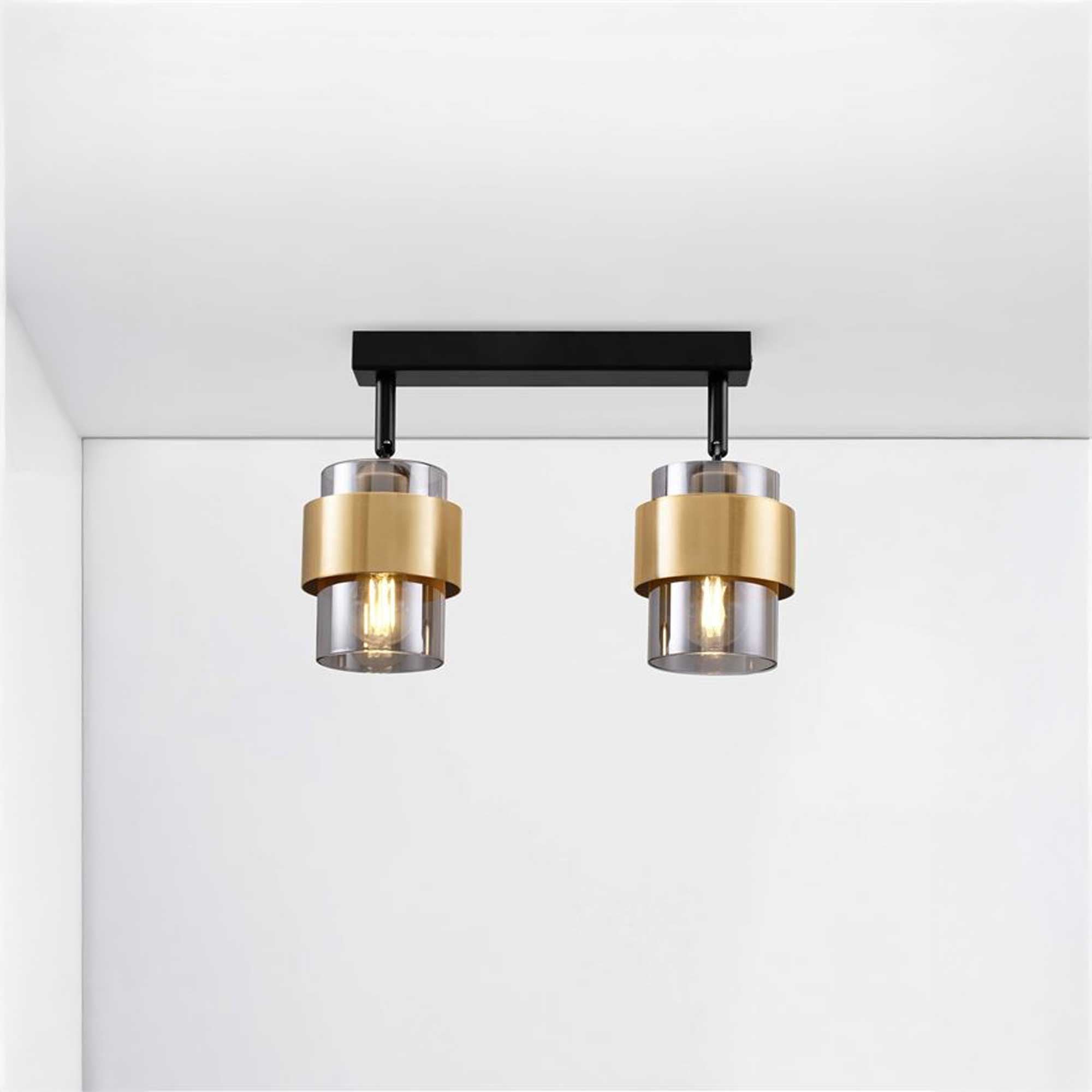 Nova Luce Sianna E27 szklana lampa sufitowa