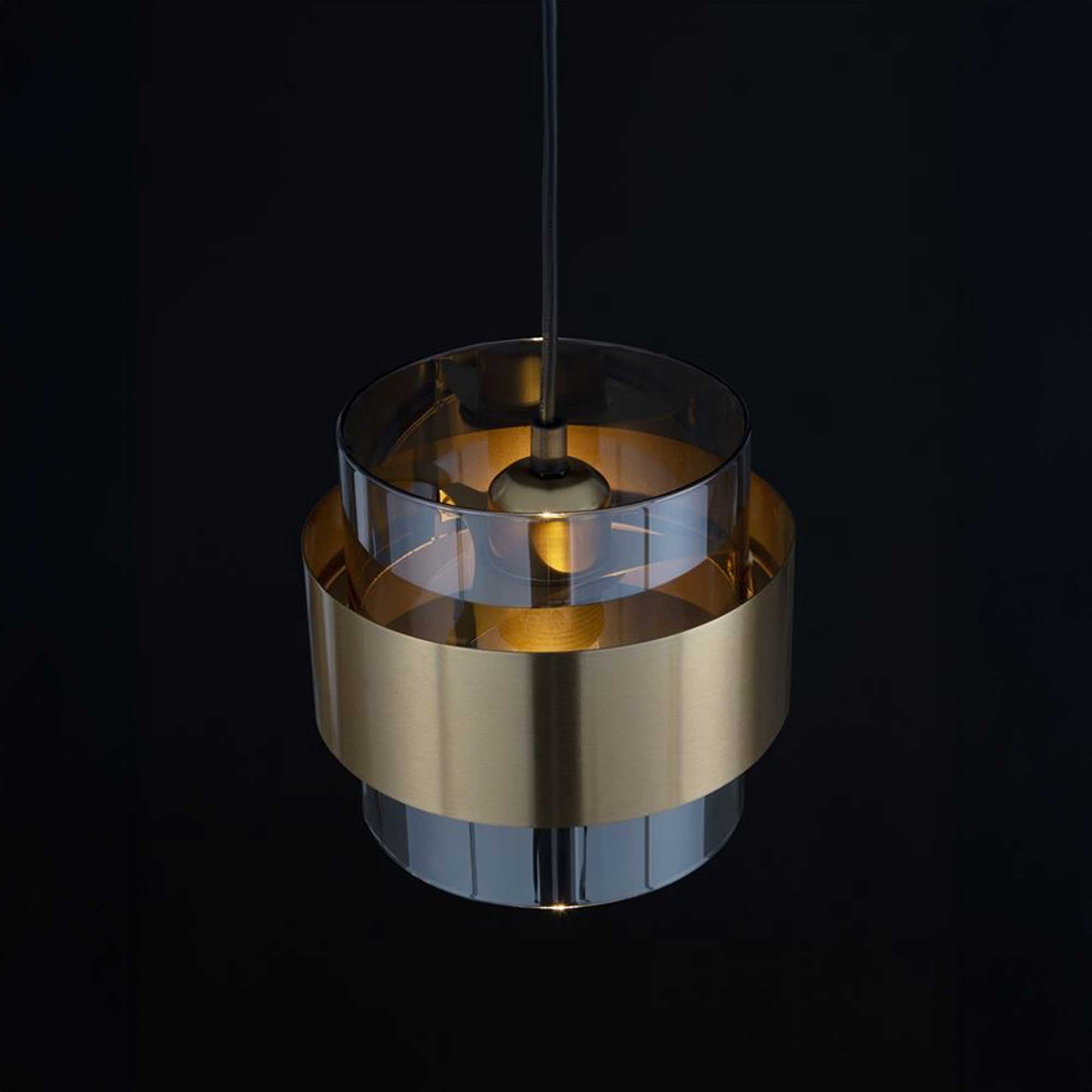 Nova Luce Sianna E27 skleněné závěsné svítidlo