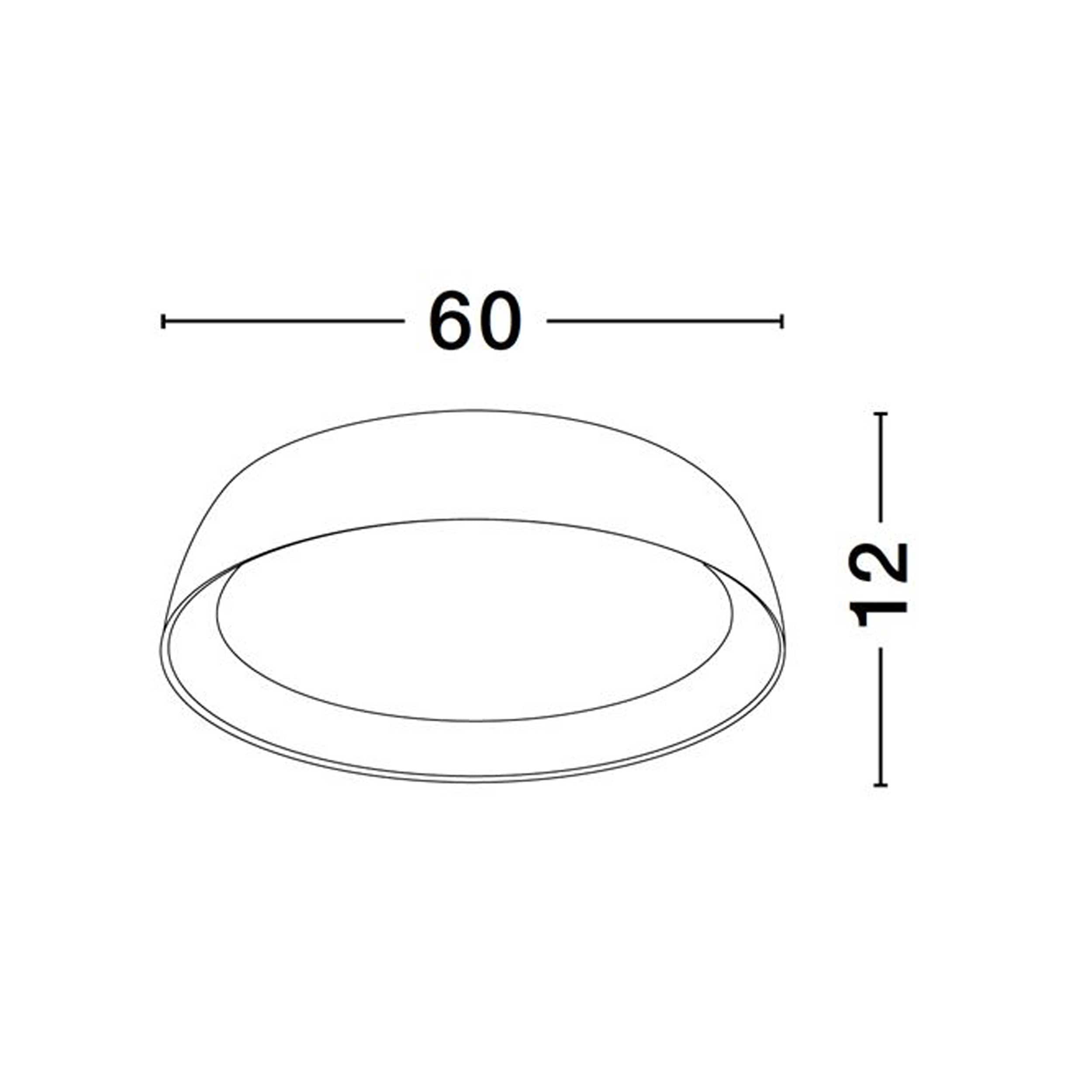 Nova Luce Cantria lampa sufitowa LED