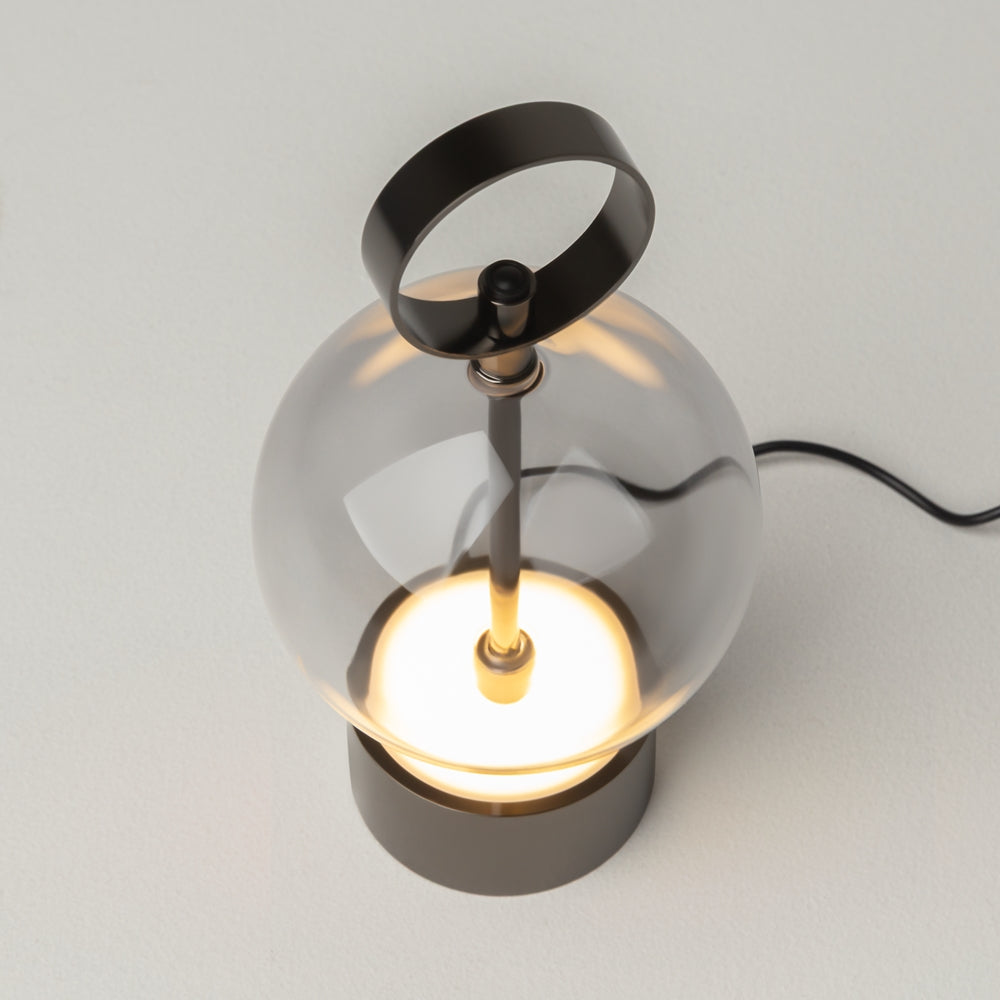 Maytoni Double Moon LED – przenośna lampa stołowa