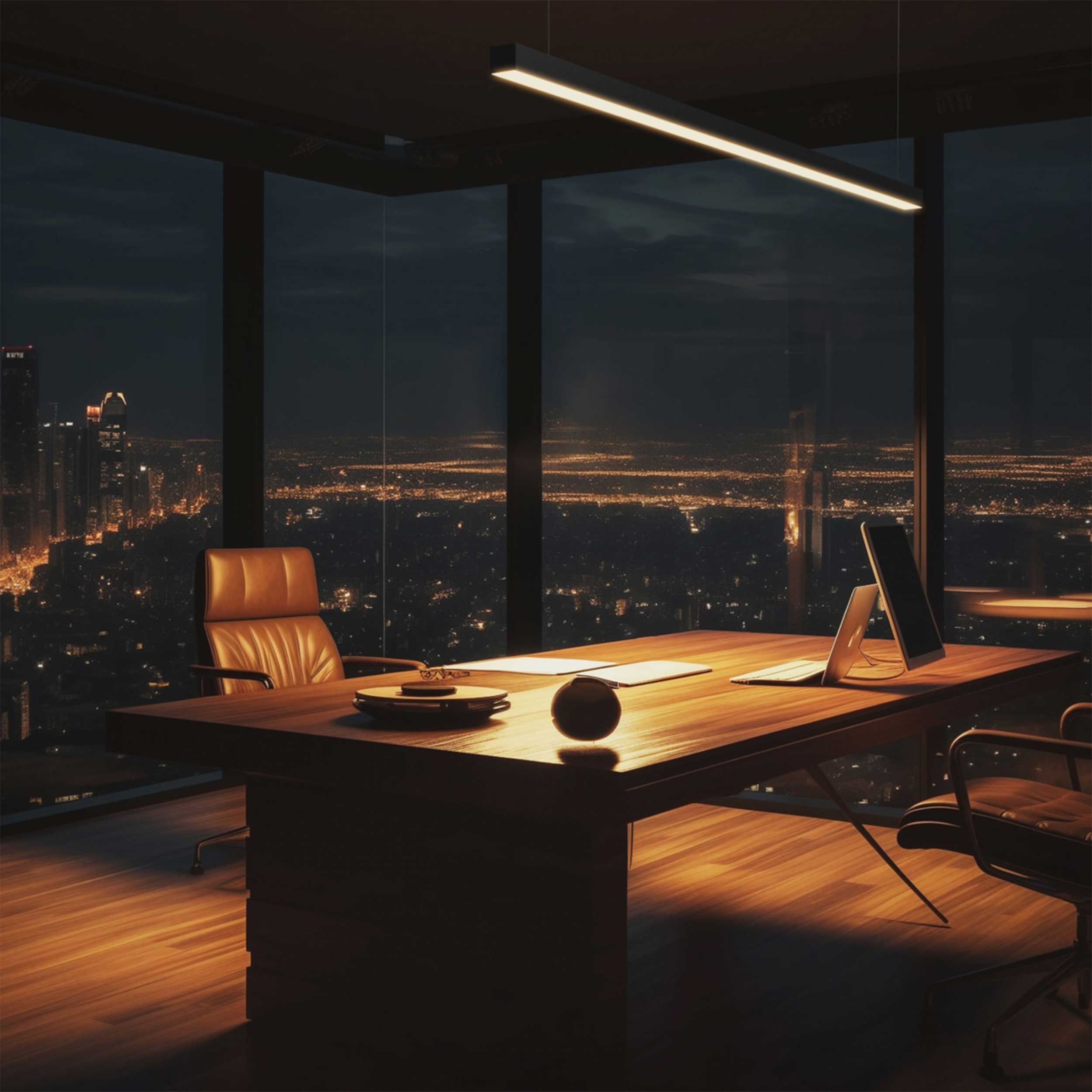 Spectrum ALLDAY Basic LED ceiling linear light 2700/4000/6000K black