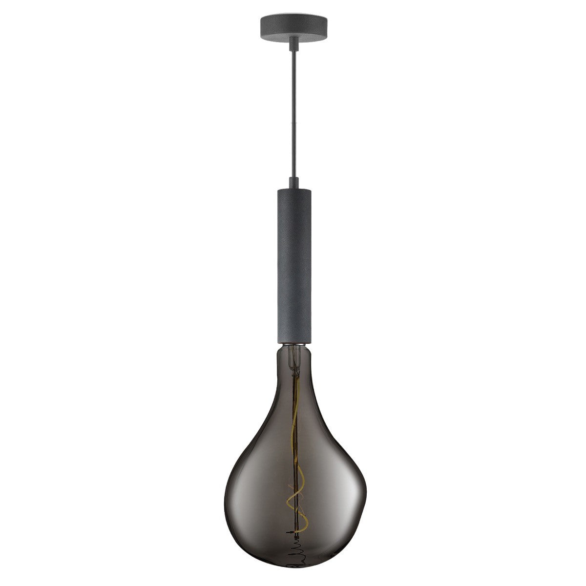 Żarówka LED VK Light Spiral Filament Dark Grey E27 2200K 3W z funkcją ściemniania