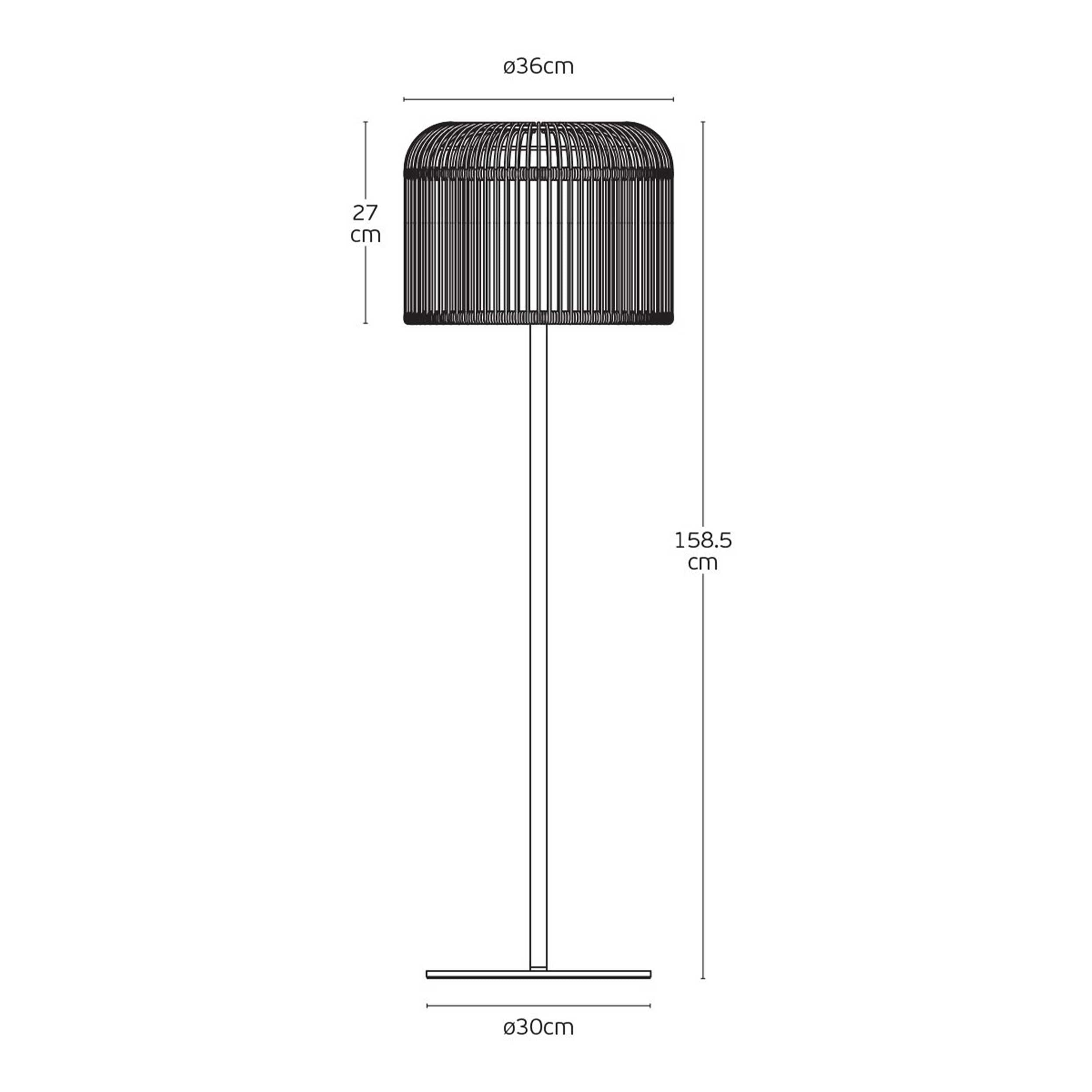 VK Light Keli E27 – stojąca lampa zewnętrzna IP44