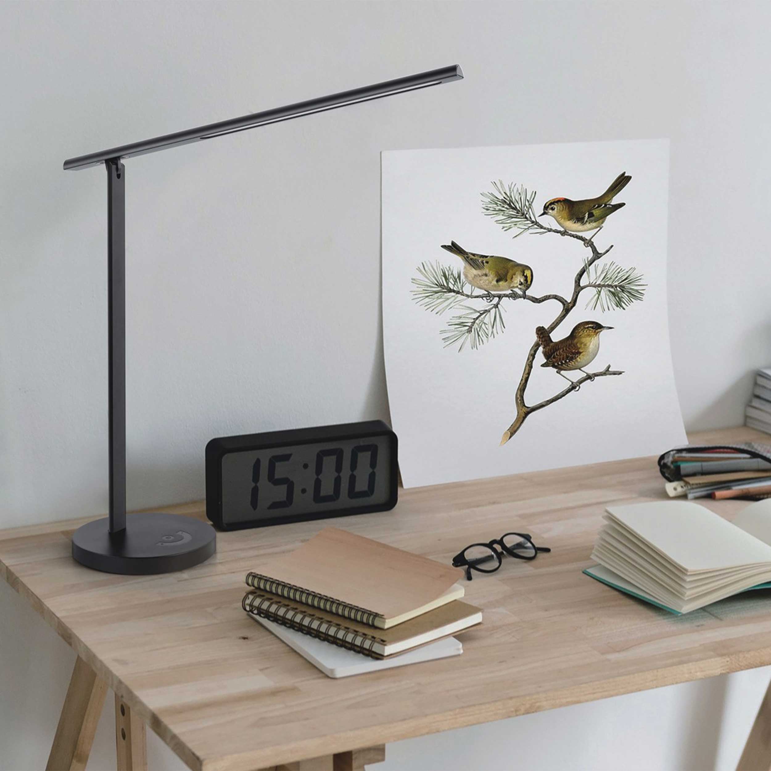 VK Light Nia LED Linear – lampka stołowa z funkcją ściemniania, 3CCT