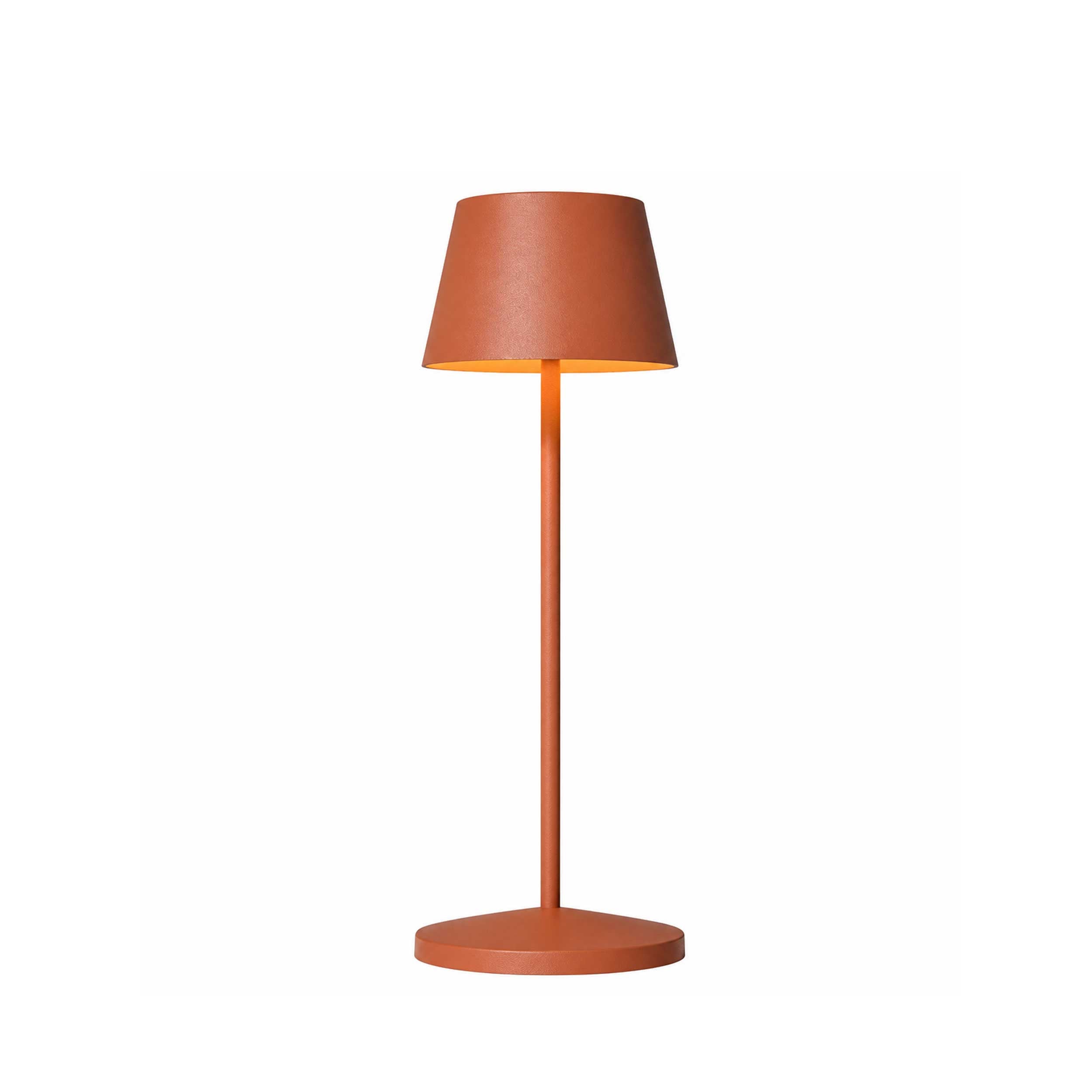 VK Light Opos LED – przenośna lampa stołowa IP65, okrągła