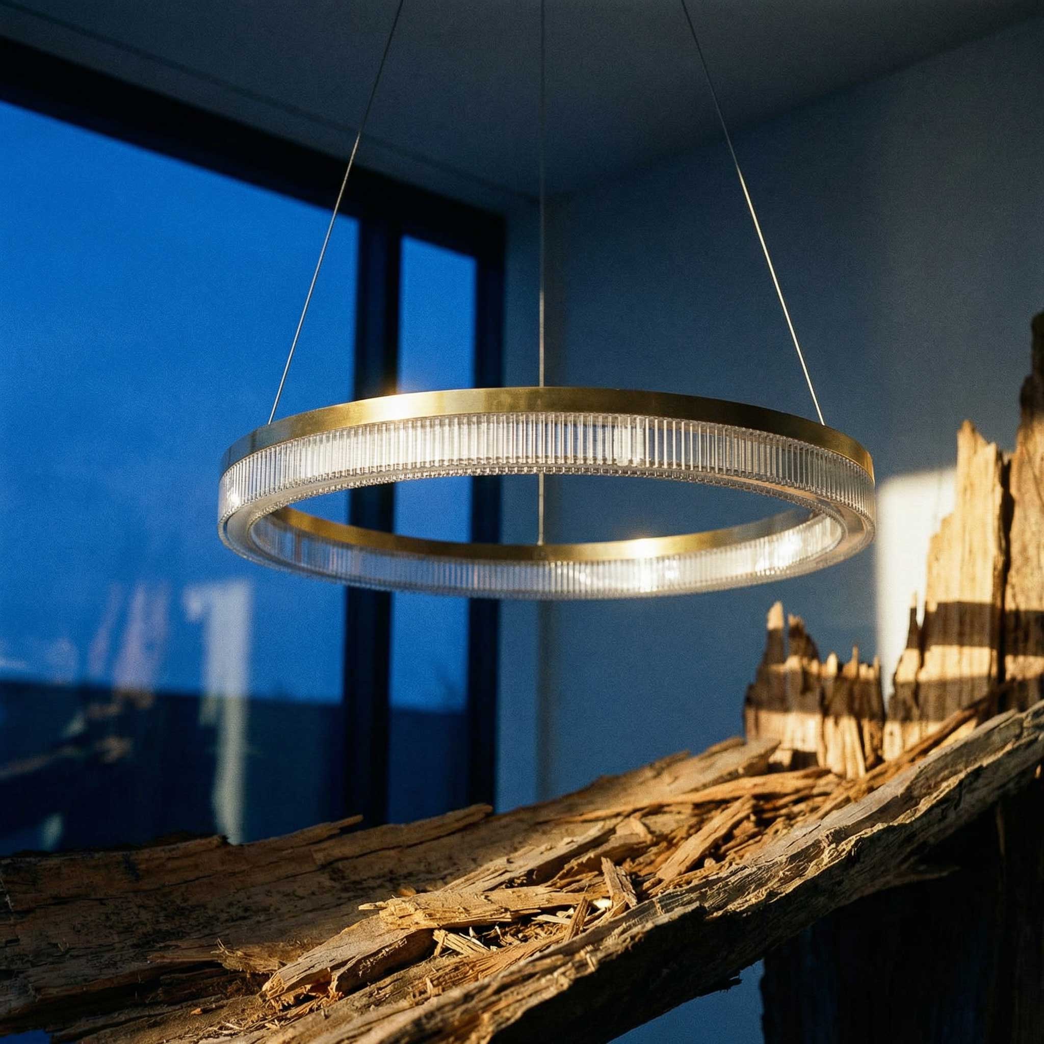 Okrągła oprawa wisząca LED Ideal Lux Crown